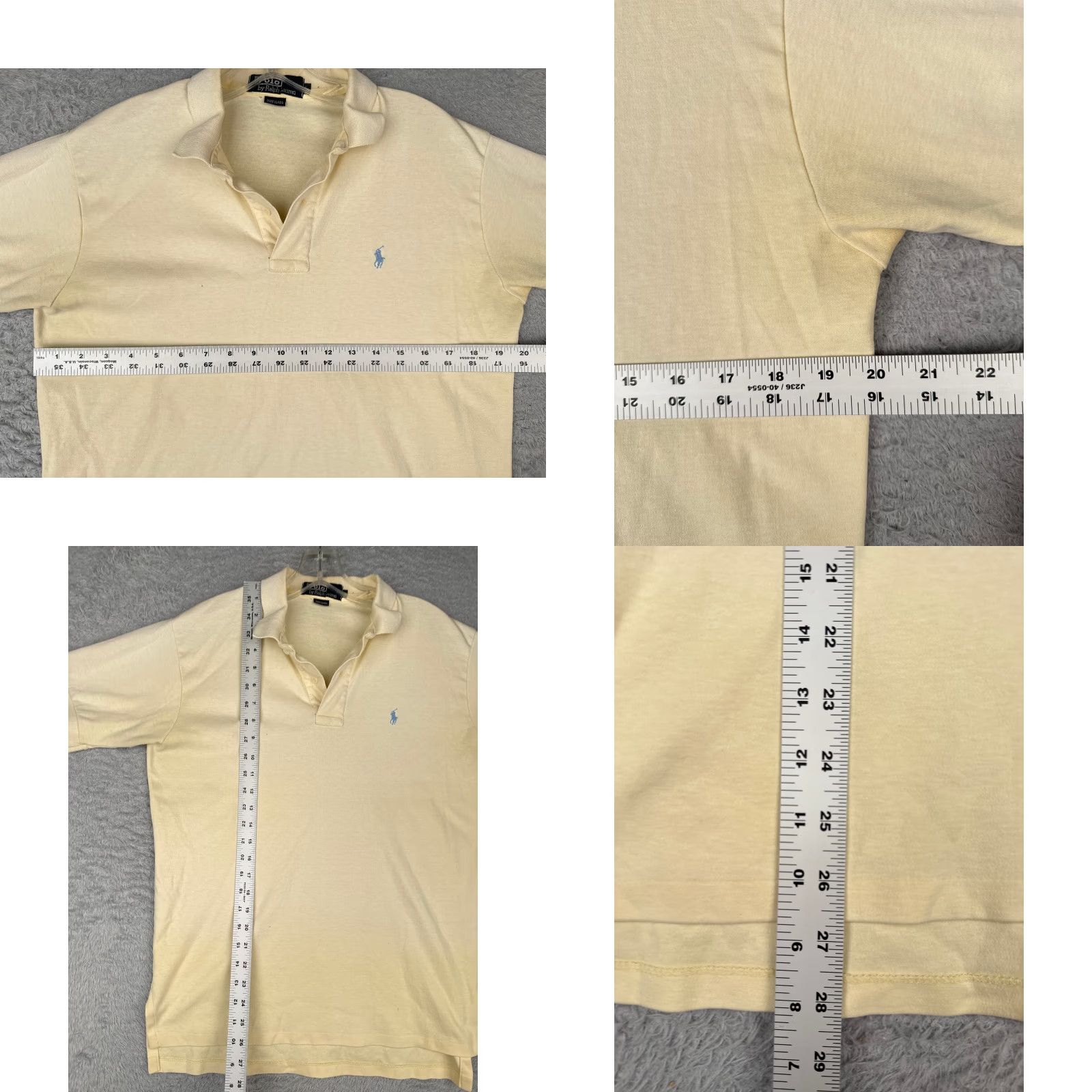 Ralph Lauren VINTAGE Ralph Lauren Polo Shirt Men Large Yellow 100% Cotton Made USA Polo Shirt Mens L Yellow 100% Cotton Polo Ralph Lauren Golf Shirt Vintage Size US L / EU 52-54 / 3 - 8 Thumbnail