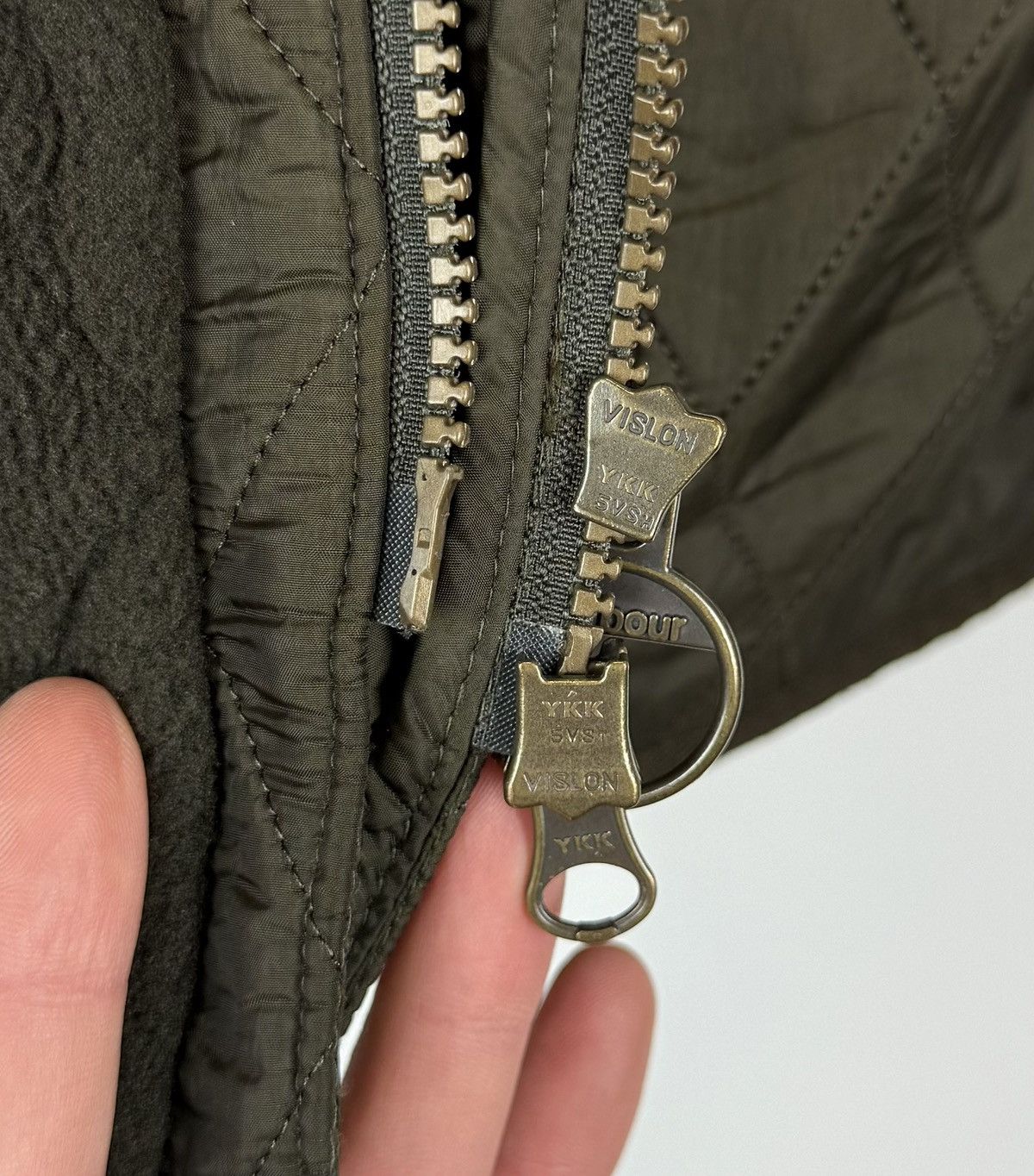 Barbour Barbour Cavalry Polarquilt Jacket Dark Olive Green Top Size L / US 10 / IT 46 - 12 Thumbnail