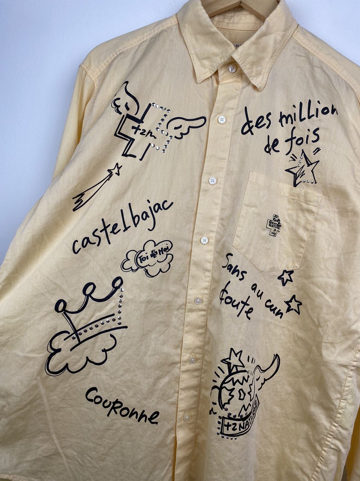If Six Was Nine × Jean Charles De Castelbajac Castelbajac Art Style Button Up Shirt Size US L / EU 52-54 / 3 - 2 Thumbnail
