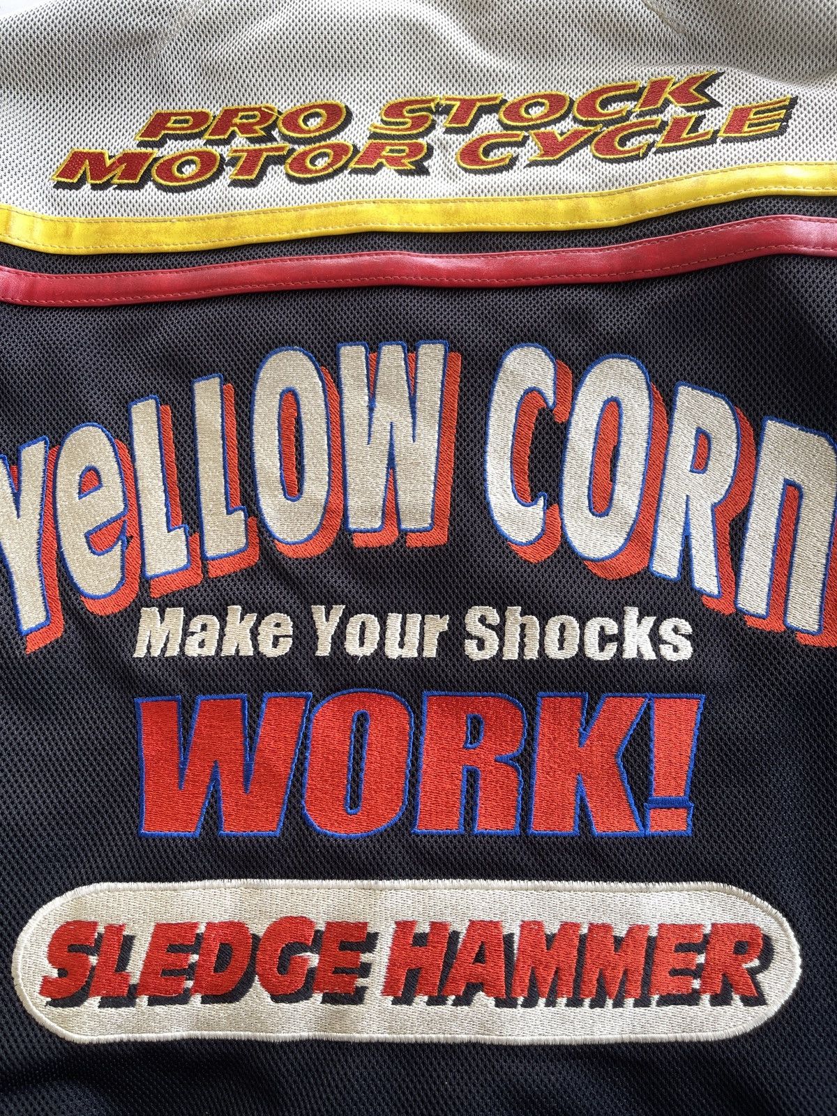 YELLOW CORN Vintage Yellow Corn X Lubricant NHRA Racing Schoeller Jacket Size US L / EU 52-54 / 3 - 17 Thumbnail