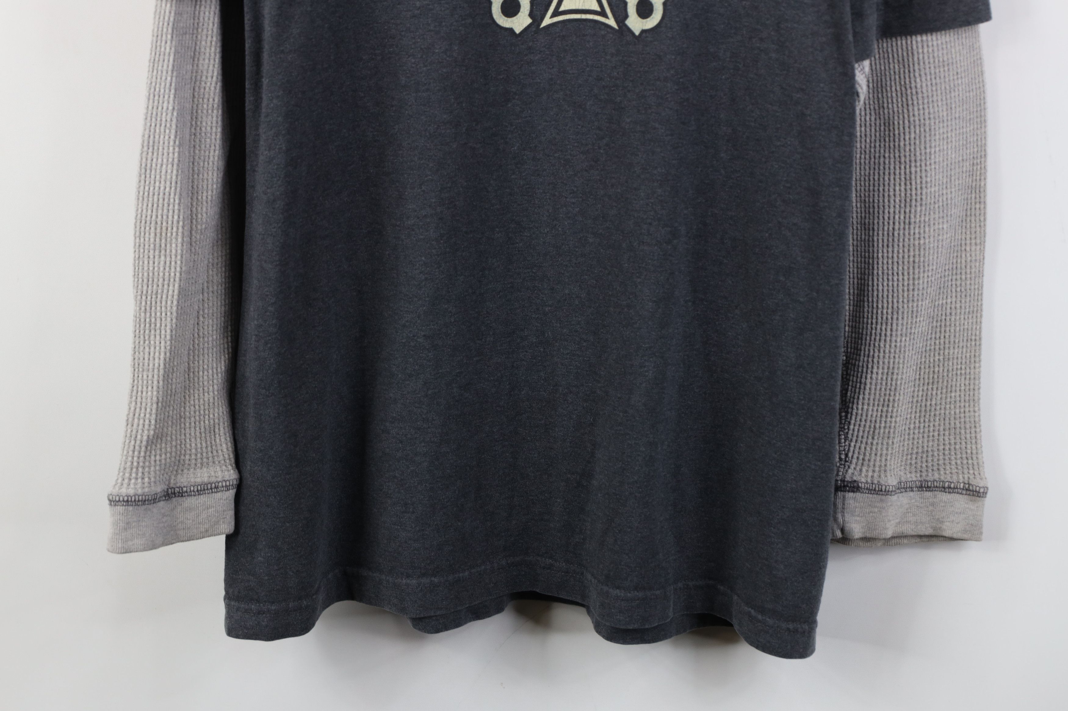Vintage Vintage Y2K Streetwear Thermal Knit Long Sleeve T-Shirt Size US M / EU 48-50 / 2 - 3 Thumbnail