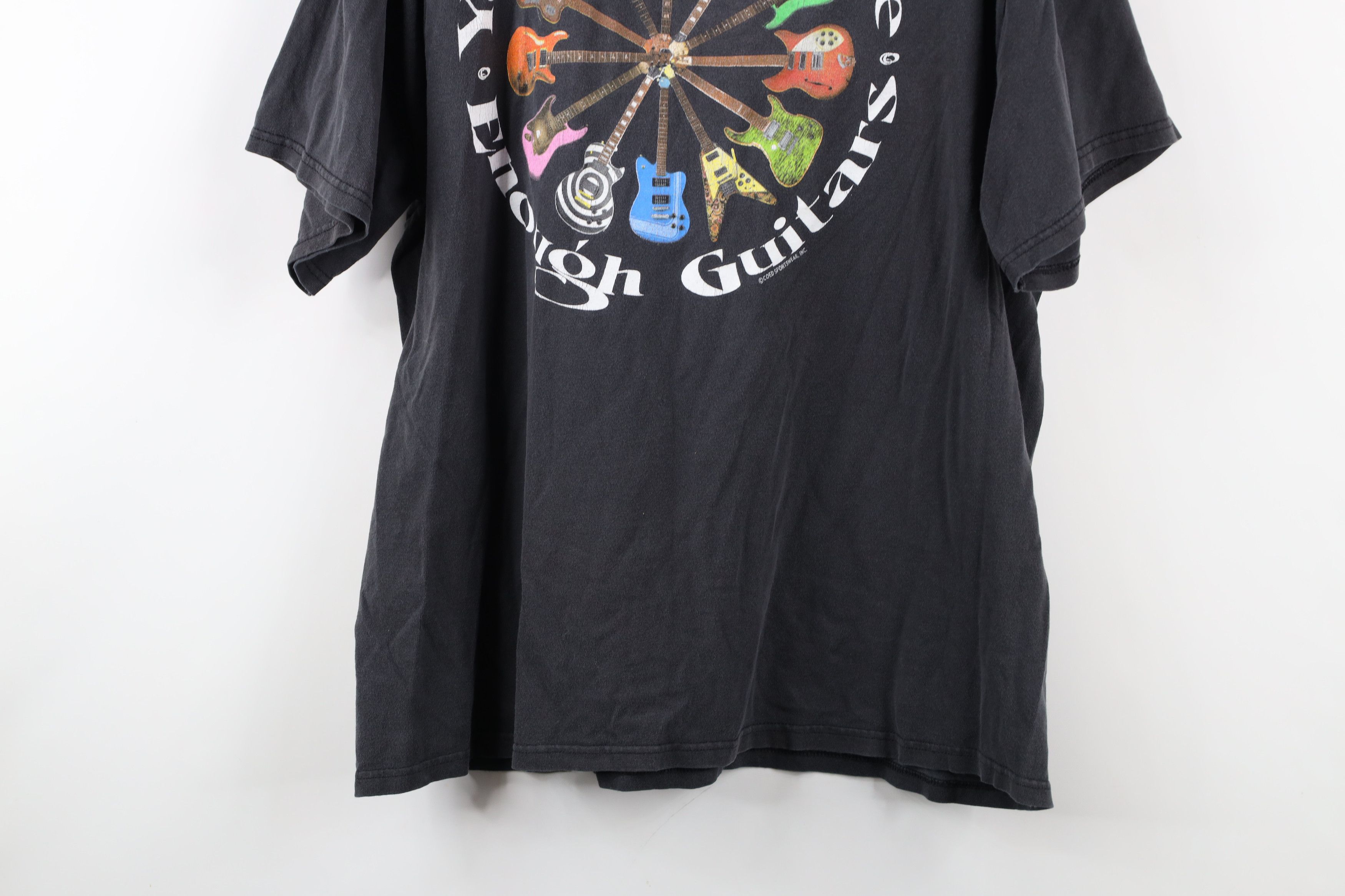 Vintage Vintage 90s Y2K Streetwear Never Have Enough Guitars T-Shirt Size US XL / EU 56 / 4 - 15 Thumbnail