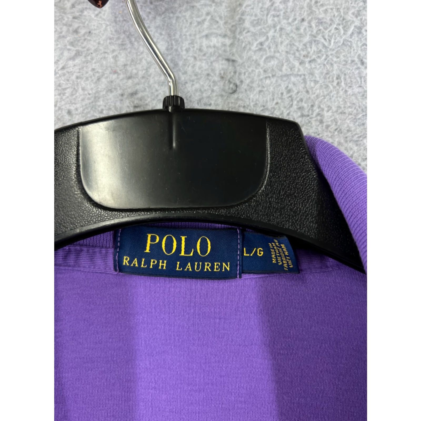 Ralph Lauren Polo Ralph Lauren Polo Shirt Mens Large Purple 100% Cotton Jersey Golf Golfer Shirt Size US L / EU 52-54 / 3 - 7 Thumbnail