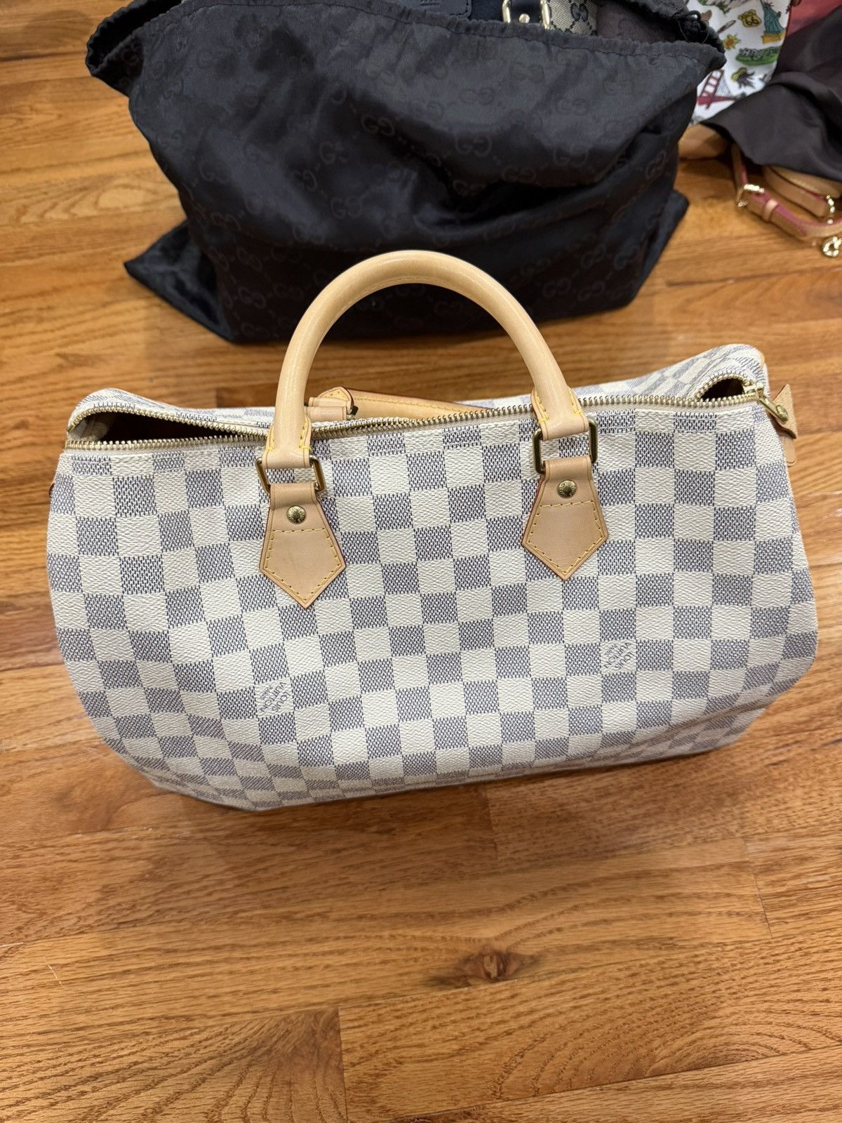 Louis Vuitton Louis Vuitton Damier Azur Speedy 30 Size ONE SIZE - 1 Thumbnail