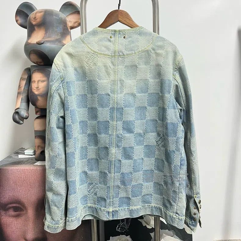 Louis Vuitton Louis Vuitton Fei Dong's chessboard is particularly jacket Size US M / EU 48-50 / 2 - 2 Thumbnail