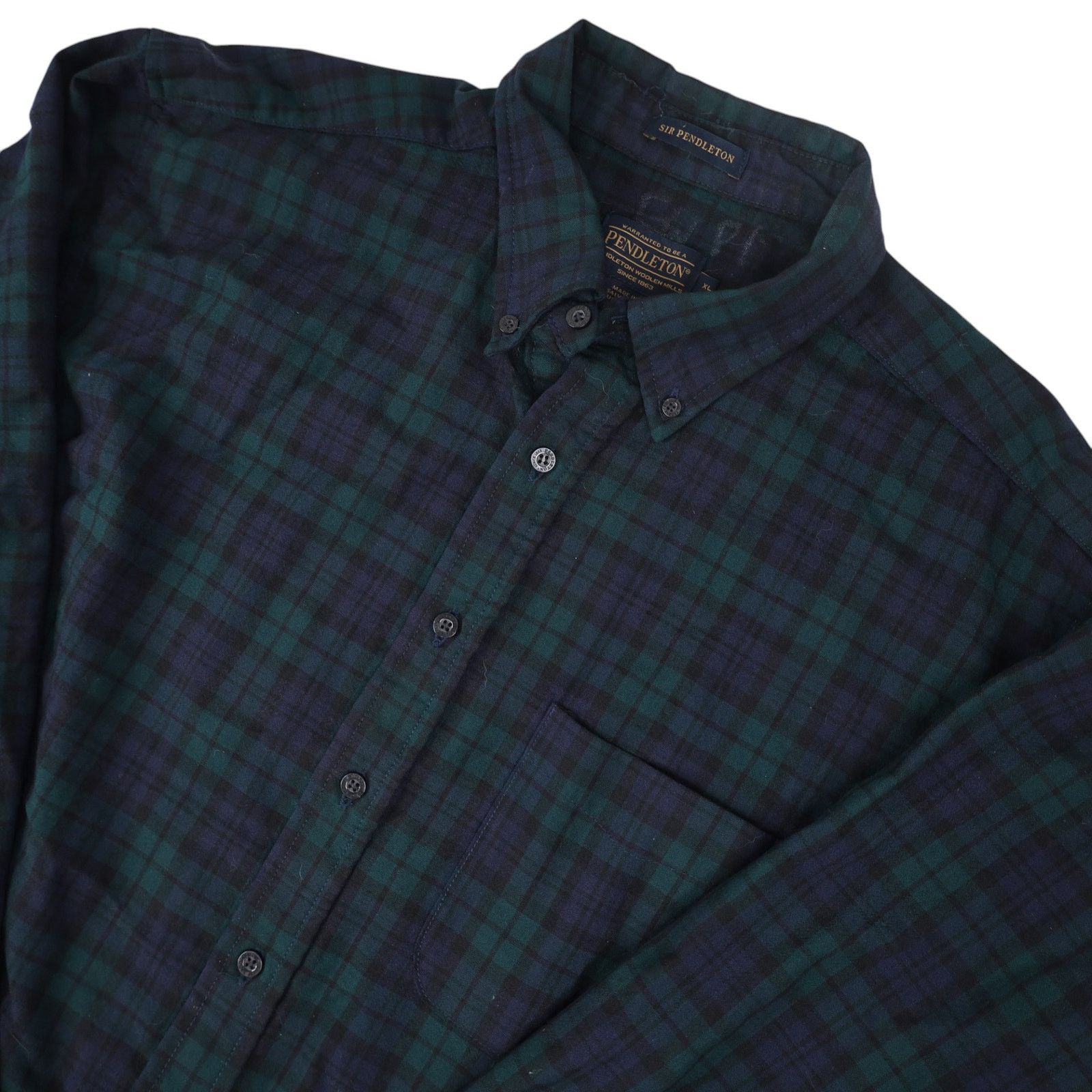 Pendleton Sir Pendleton MacDougall Wool Button Up Shirt Size US XL / EU 56 / 4 - 2 Thumbnail