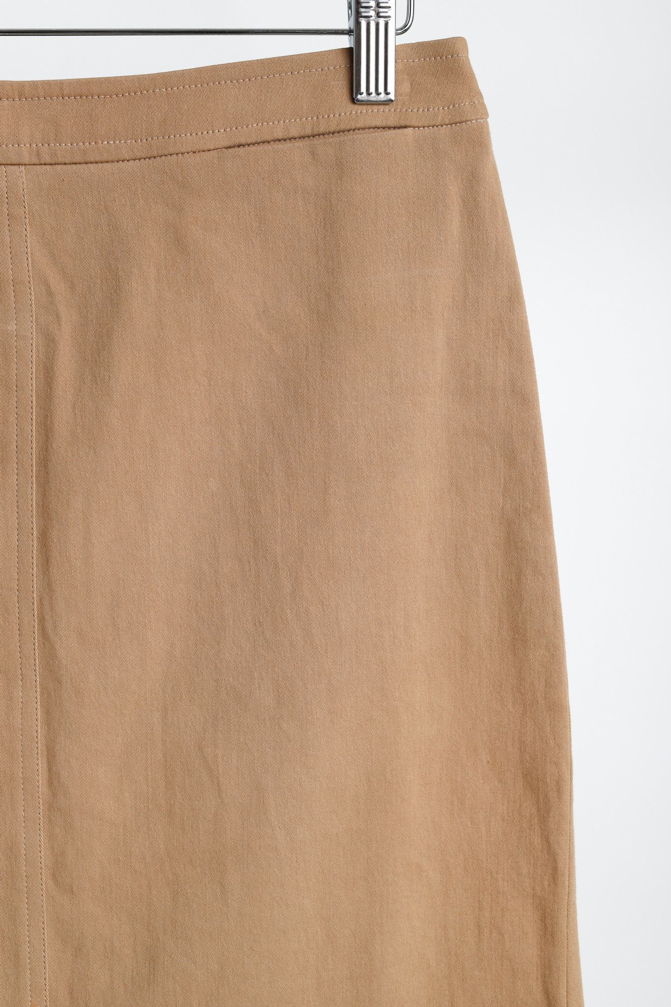 Blumarine Blumarine Tan Cotton Pencil Skirt Size 29" - 4 Thumbnail