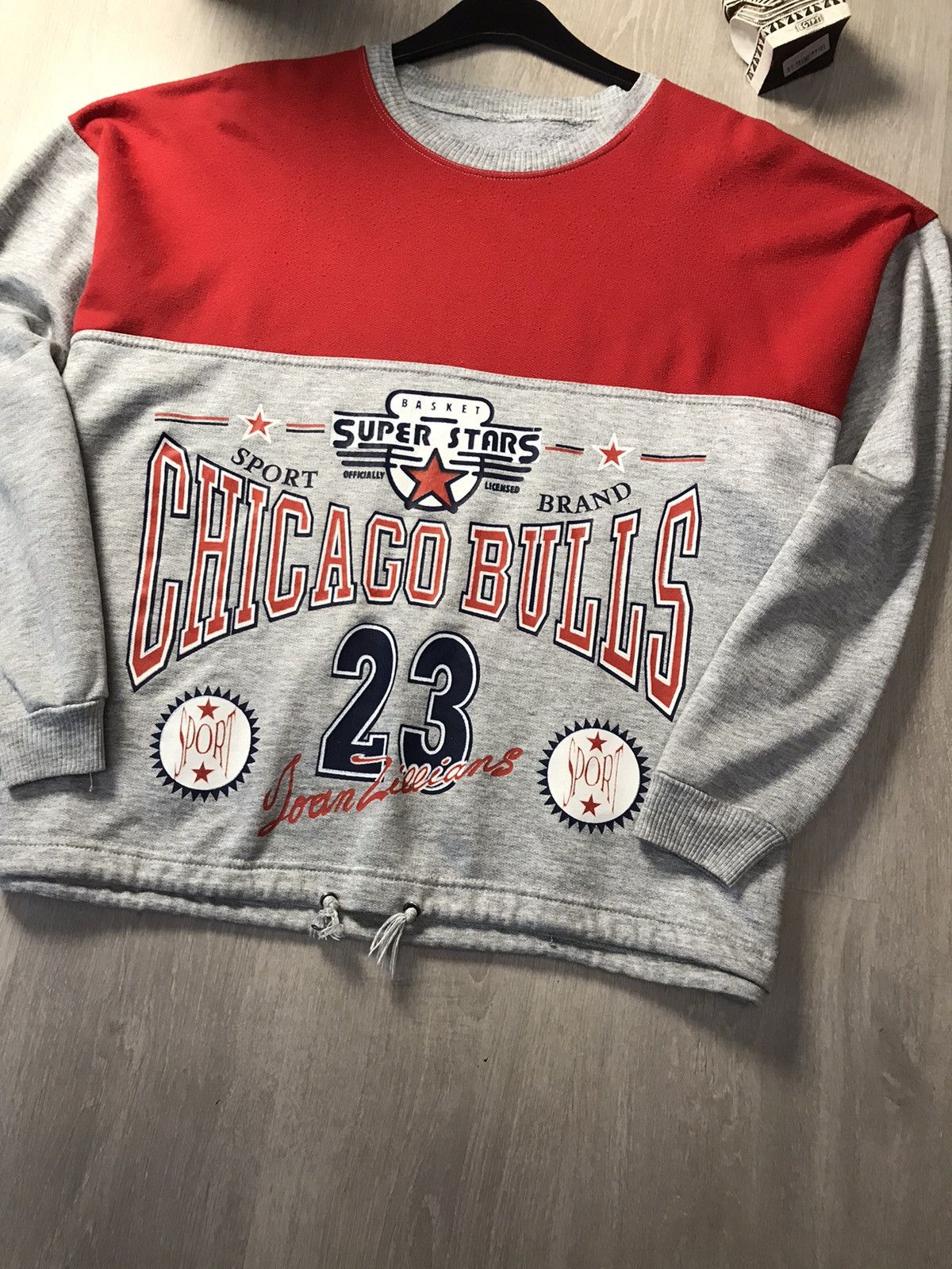 NBA × Vintage Vintage 90s Super Stars basket Chicago Bulls 23 sweatshirt Size US M / EU 48-50 / 2 - 3 Thumbnail