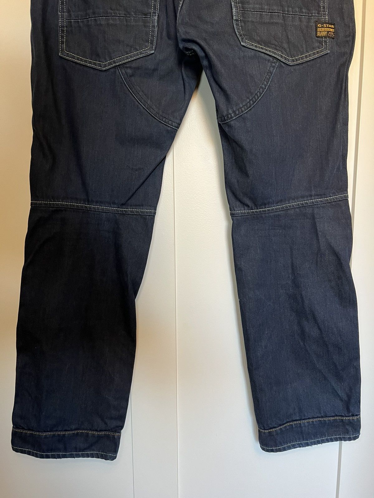 G-Star Vintage G-Star Raw biker knee back buckle straight leg jeans Size US 34 / EU 50 - 17 Thumbnail