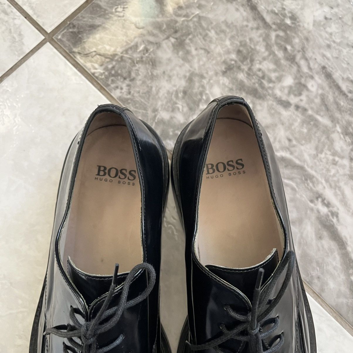 Hugo Boss Vintage Platform Leather Hugo Boss Boots Underground Look Size US 9 / EU 42 - 12 Thumbnail