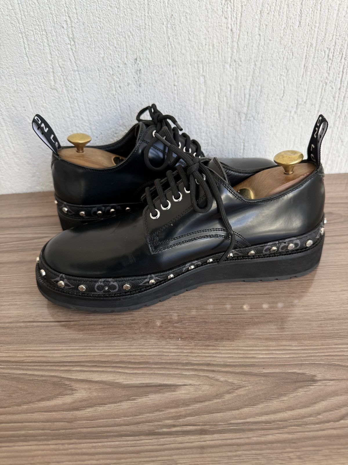 Louis Vuitton ice Line Derby with monogram eclipse Size US 7 / EU 40 - 14 Thumbnail