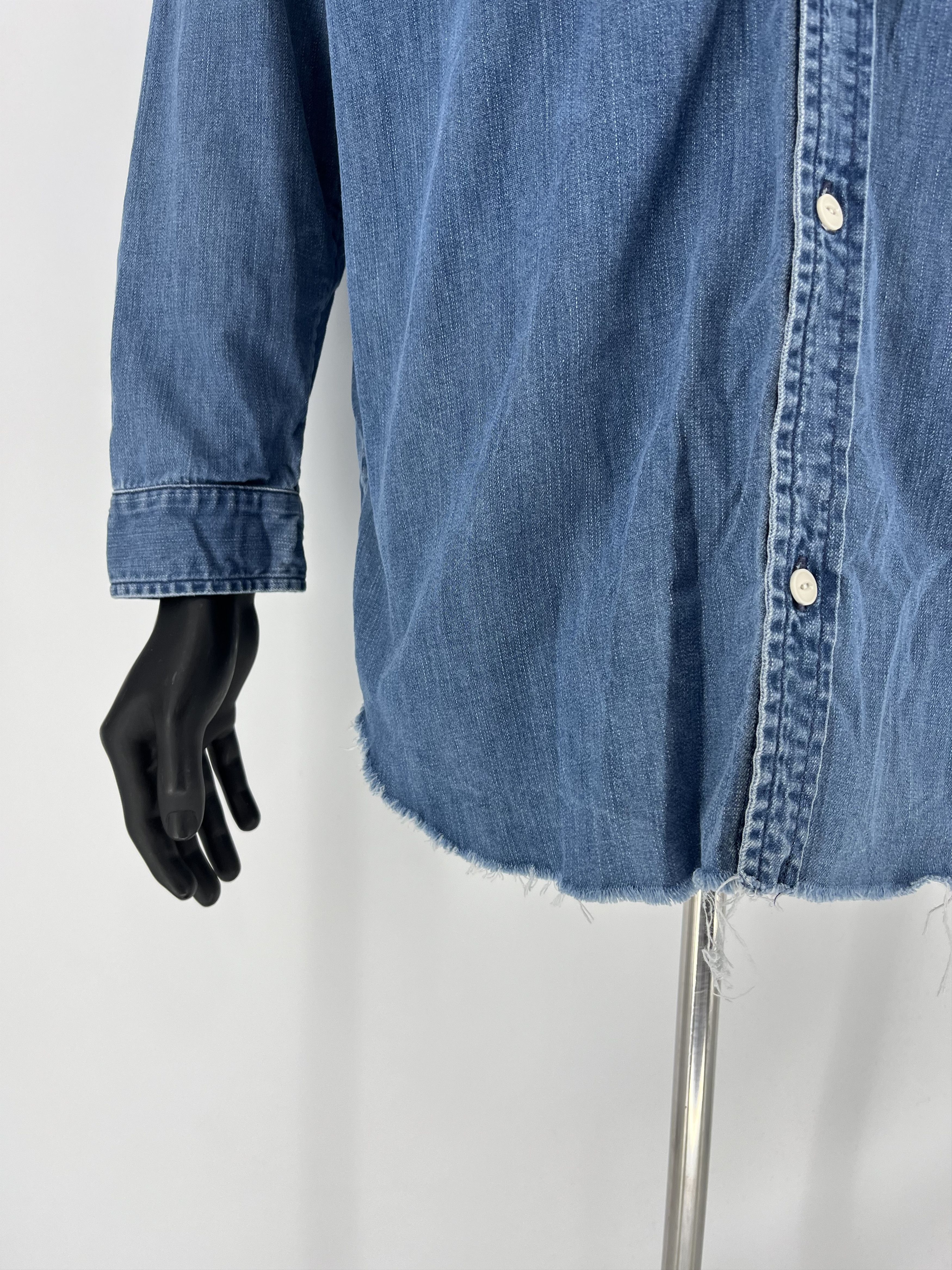Carhartt Vintage Carhartt WIP Denim Weldon Shirt Washed Blue Size US M / EU 48-50 / 2 - 10 Thumbnail