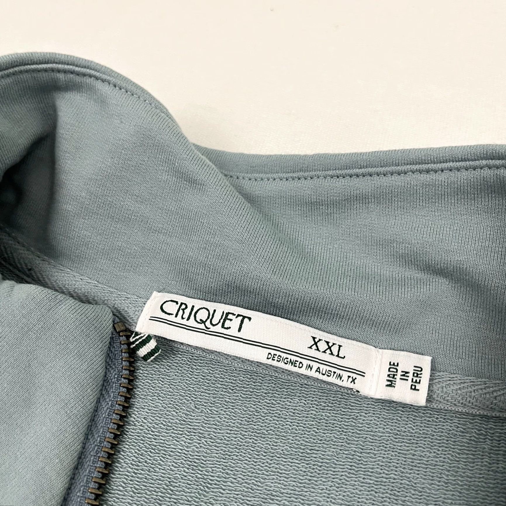Vintage Criquet Weekender Pullover Mens 2XL Blue Gray Fleece 1/2 Zip Casual Sweater Golf Size US XXL / EU 58 / 5 - 3 Thumbnail