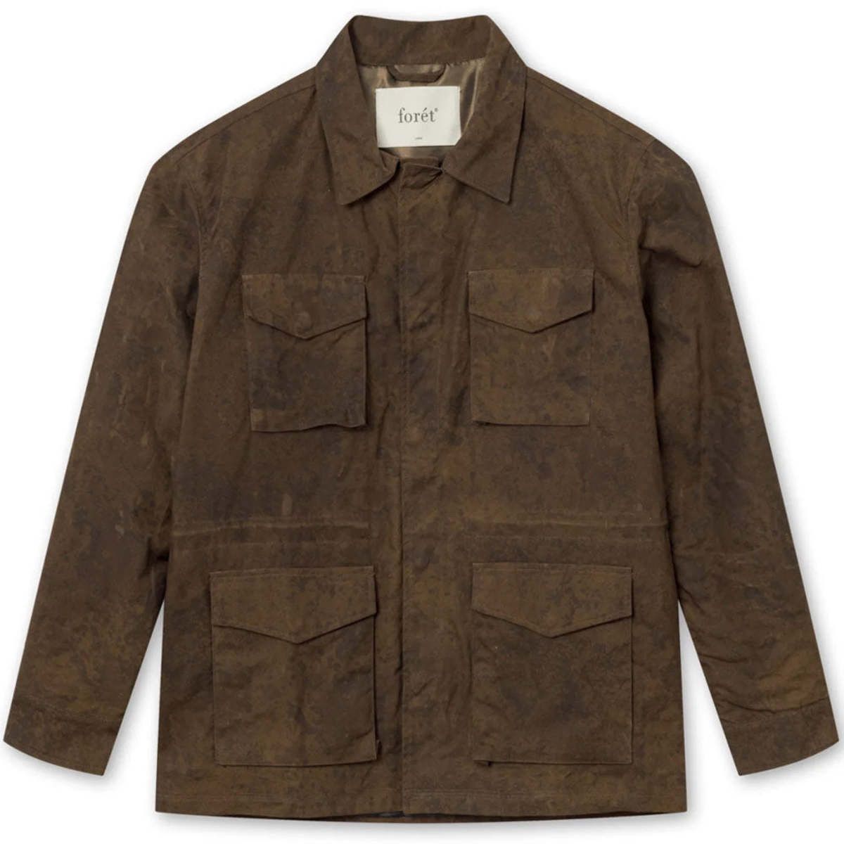 foret Forét Hike Field Jacket Brown, Waxed Cotton Size US L / EU 52-54 / 3 - 2 Thumbnail