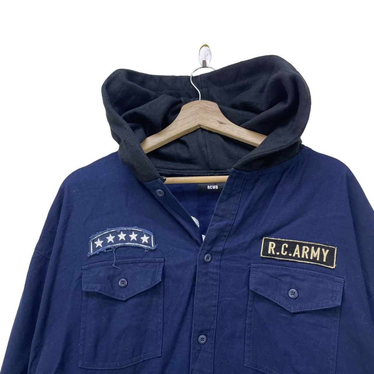 Japanese Brand × Vintage Japanese Brand RCWB Rodeo Crown Army Jacket Size M / US 6-8 / IT 42-44 - 4 Thumbnail