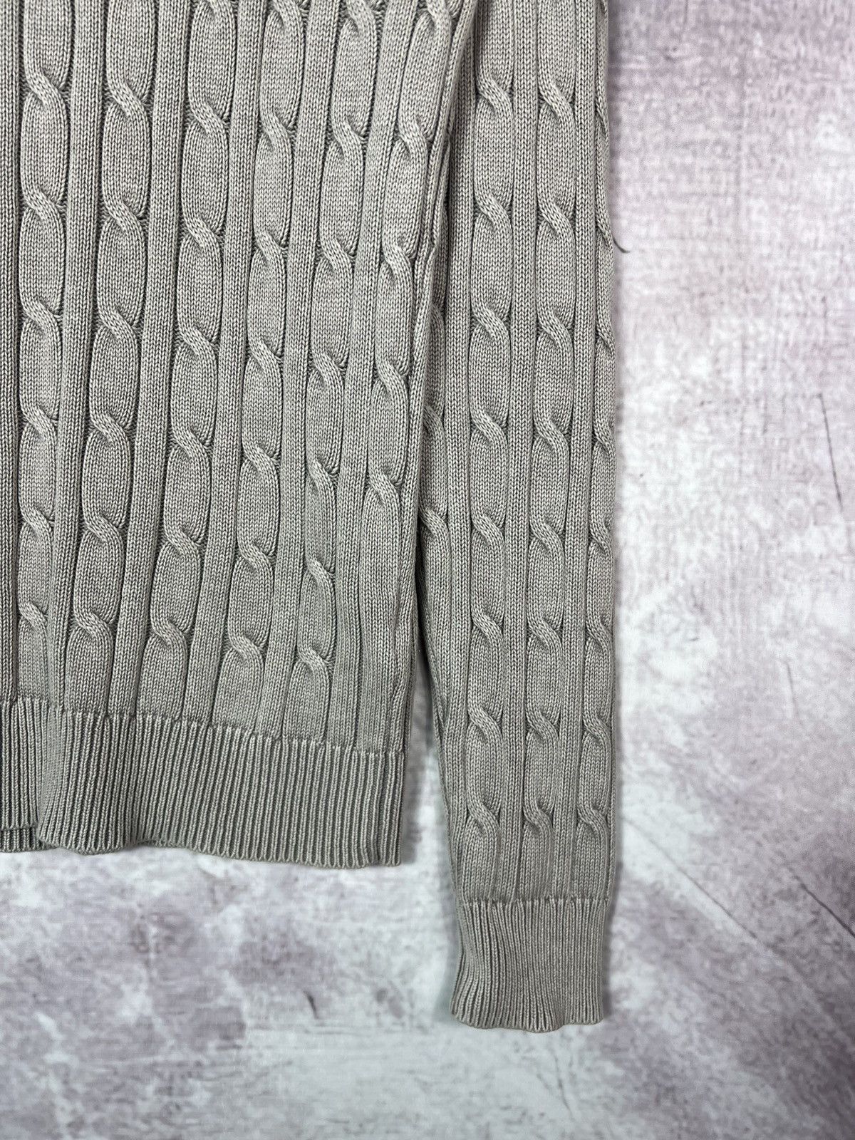 Massimo Dutti Massimo Dutti Luxury Cotton Cable Knit Jumper Sweater Size US M / EU 48-50 / 2 - 5 Thumbnail