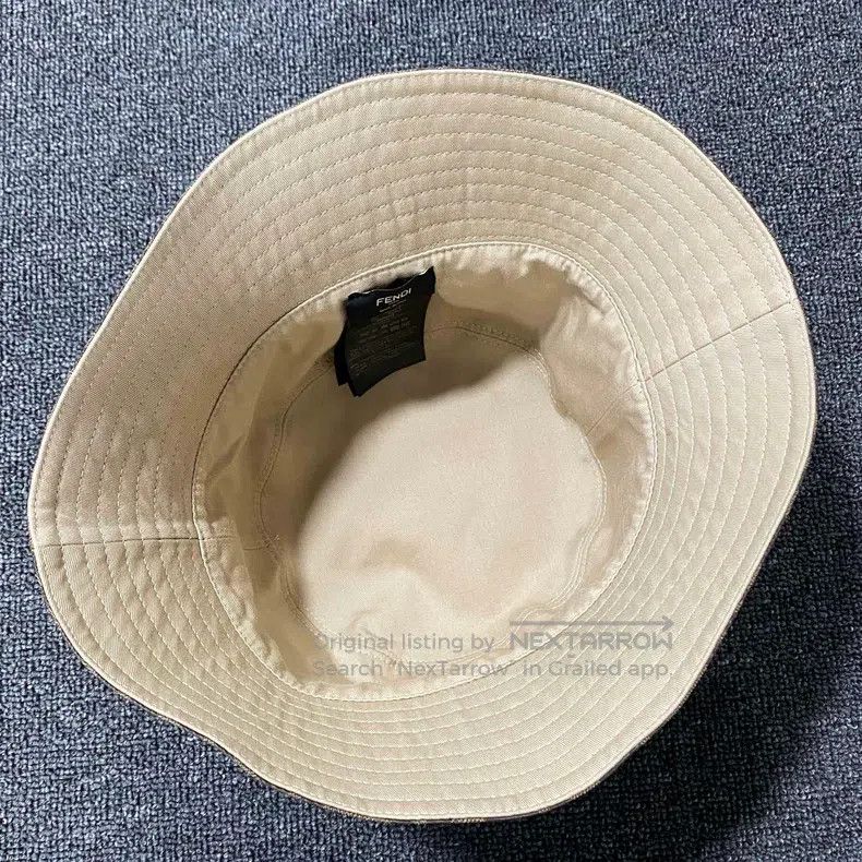 Fendi size 58cm Monogrammed Fisherman Hat