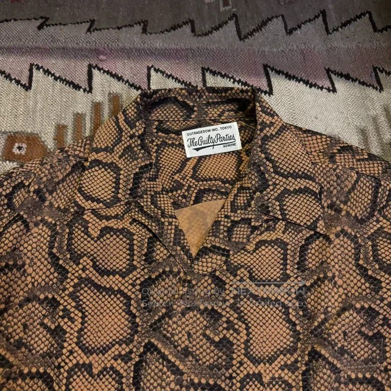 Wacko Maria Wacko Maria Snake-patterned long-sleeved shirt Size US L / EU 52-54 / 3 - 2 Thumbnail
