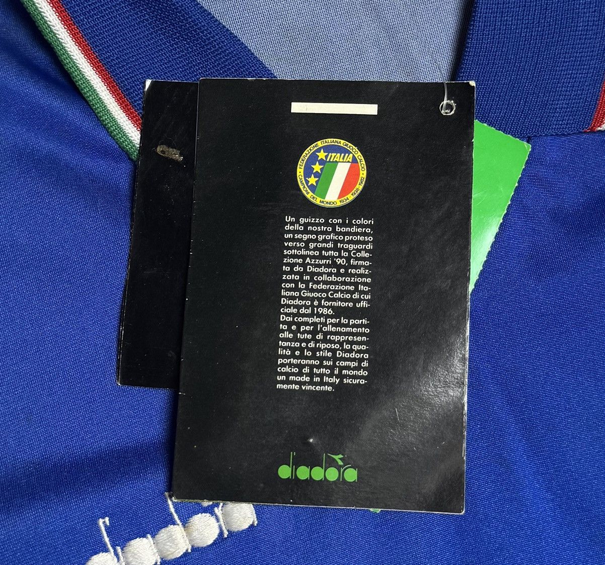 Diadora Italy 1990 1991 Home Football Shirt Soccer Jersey Diadora Size US S / EU 44-46 / 1 - 13 Thumbnail