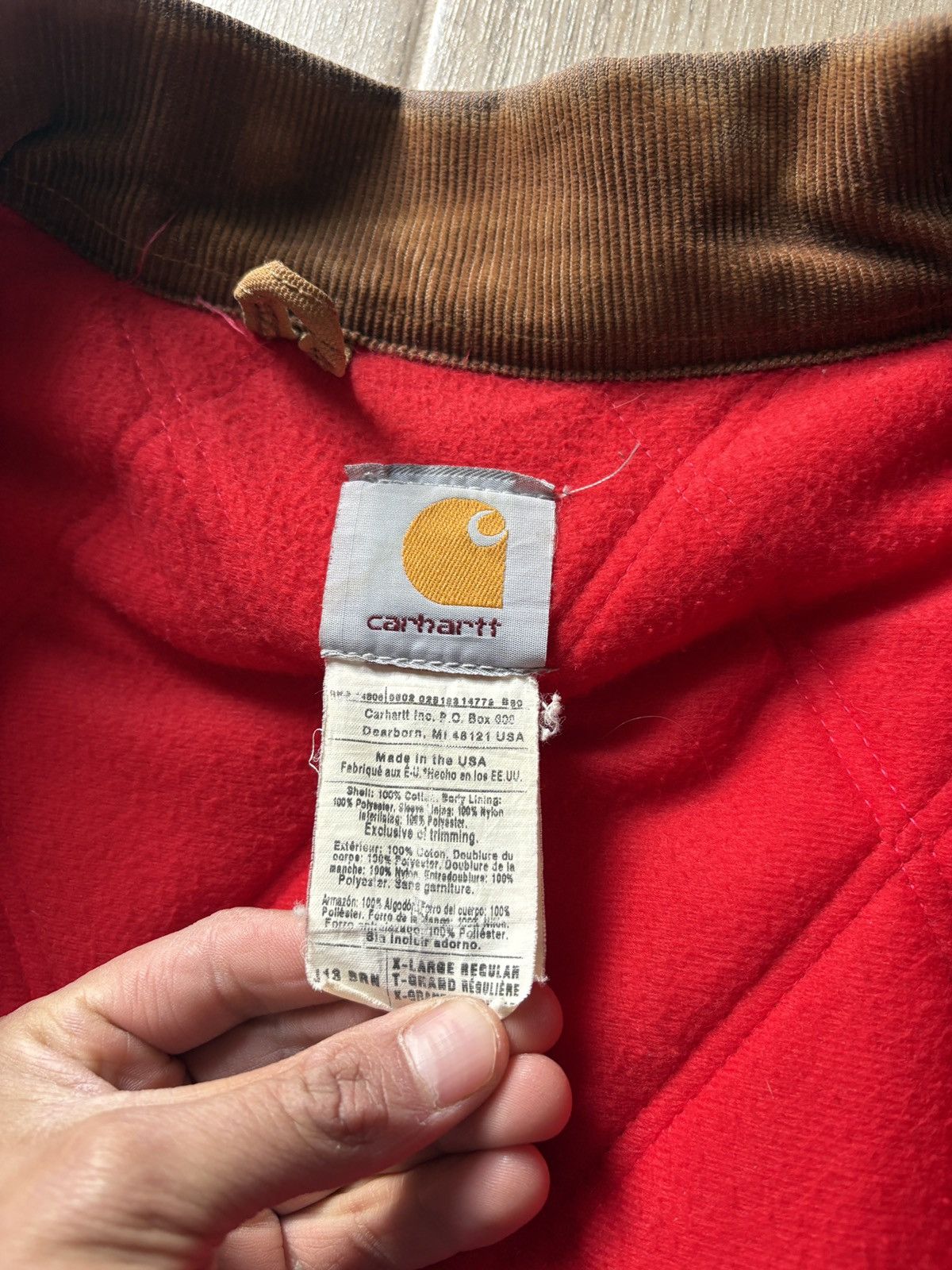 Carhartt Vintage Carhartt j13 BRN Size US XL / EU 56 / 4 - 5 Thumbnail