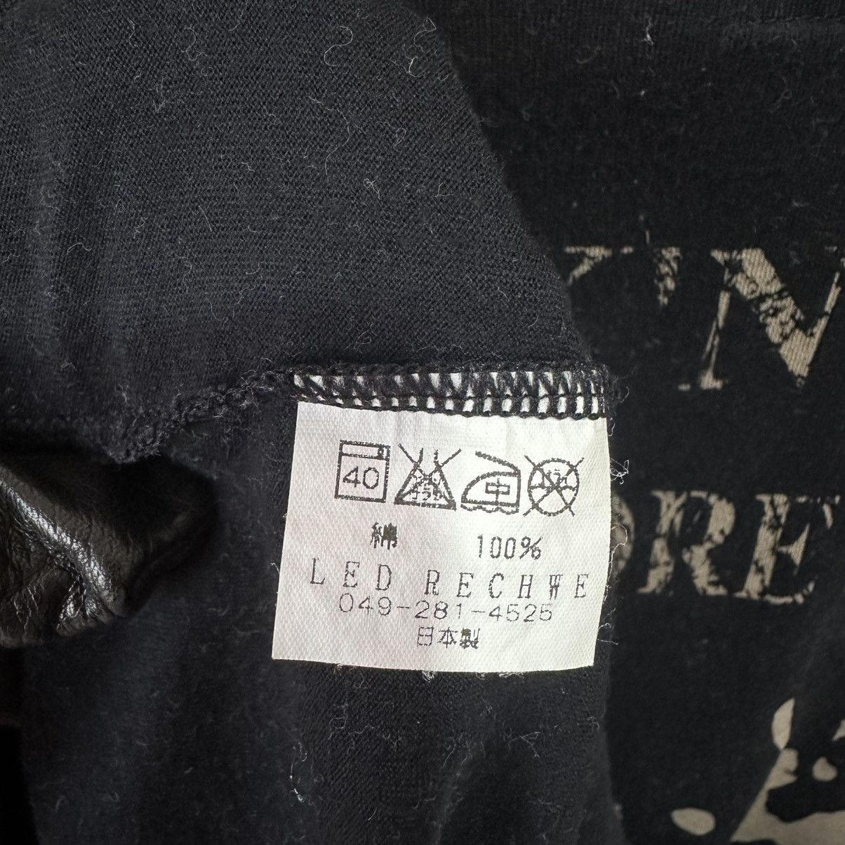 Japanese Brand Led Rechwe Made in Japan Rock N Roll No More Rule T-Shirt Size US S / EU 44-46 / 1 - 4 Thumbnail