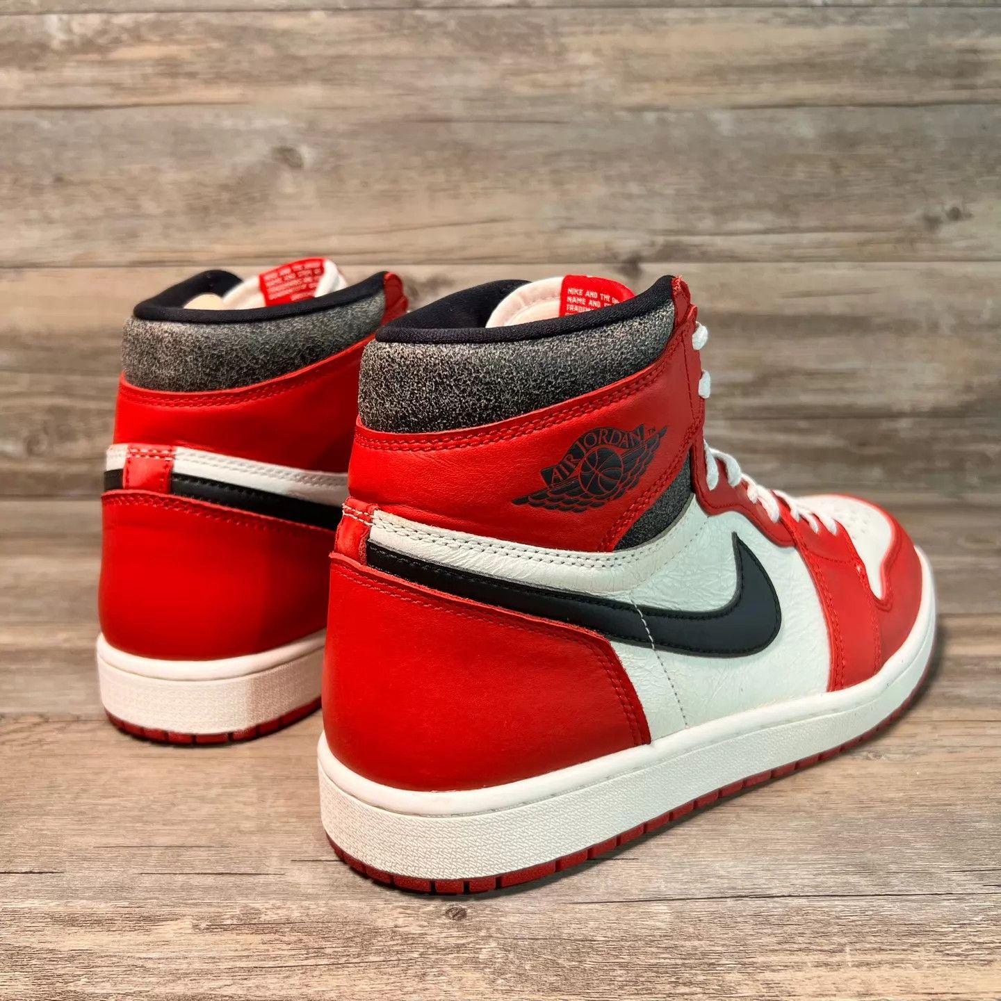 Nike Air Jordan 1 AJ1 Chicago Distressed (DZ5485-612) Size 45 Size US 12 / EU 45 - 3 Thumbnail