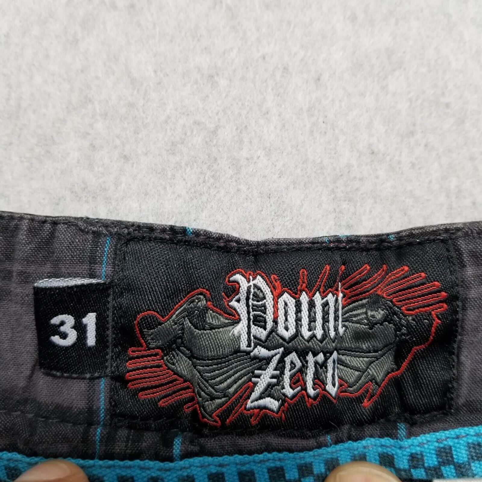 Point Zero Point Zero Shorts Mens 32 Plaid Casual Pockets Chino Outdoor Size US 32 / EU 48 - 6 Thumbnail