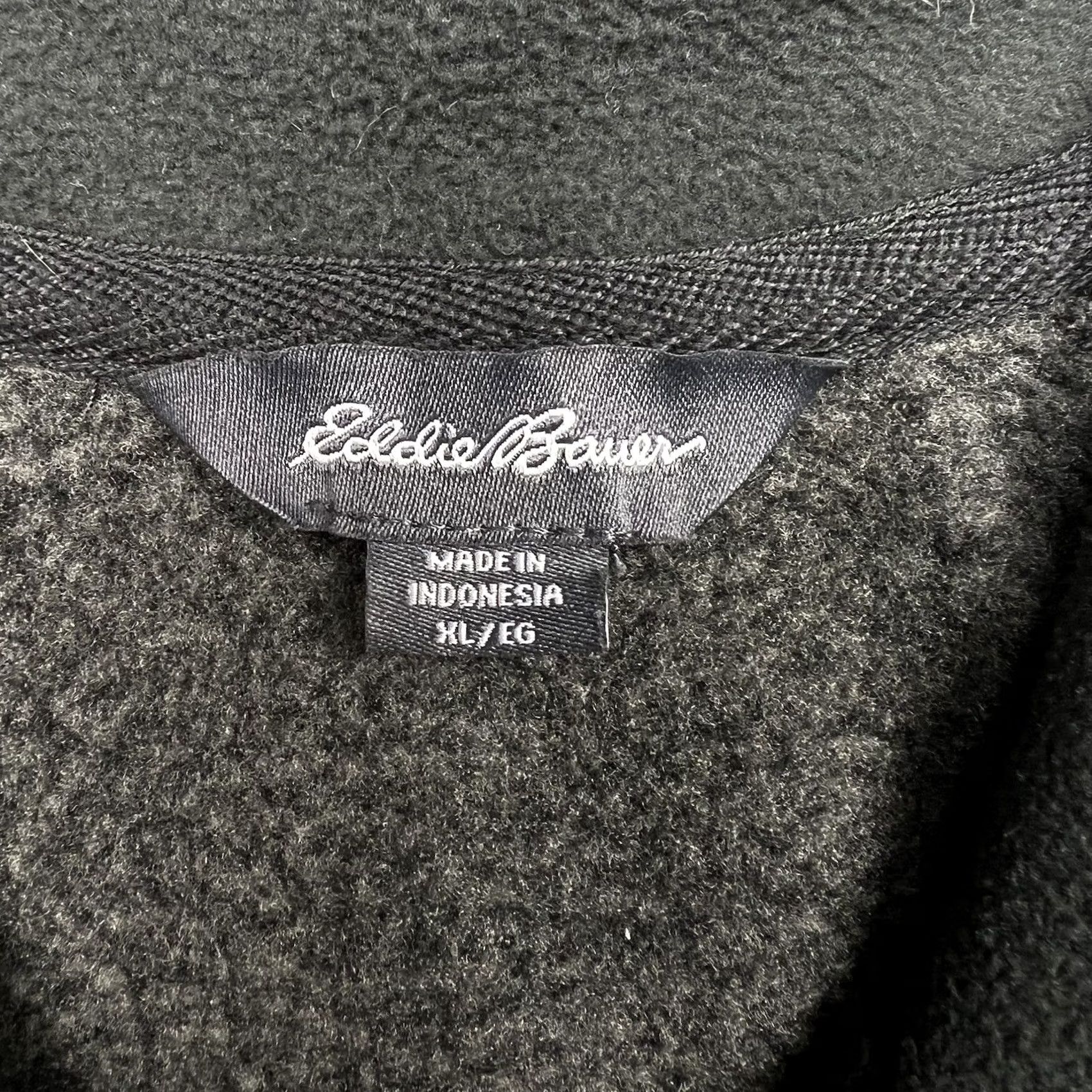 Eddie Bauer Eddie Bauer Mens Quarter Zip Fleece Pullover Gray XL Chest Pocket Firns? Size US XL / EU 56 / 4 - 5 Thumbnail