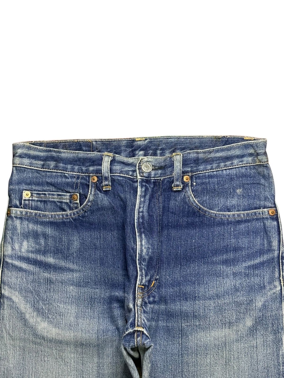 HOLLYWOOD RANCH MARKET × Japanese Brand Vintage HR Market Button Fly Mud Wash Jeans Size US 30 / EU 46 - 4 Thumbnail