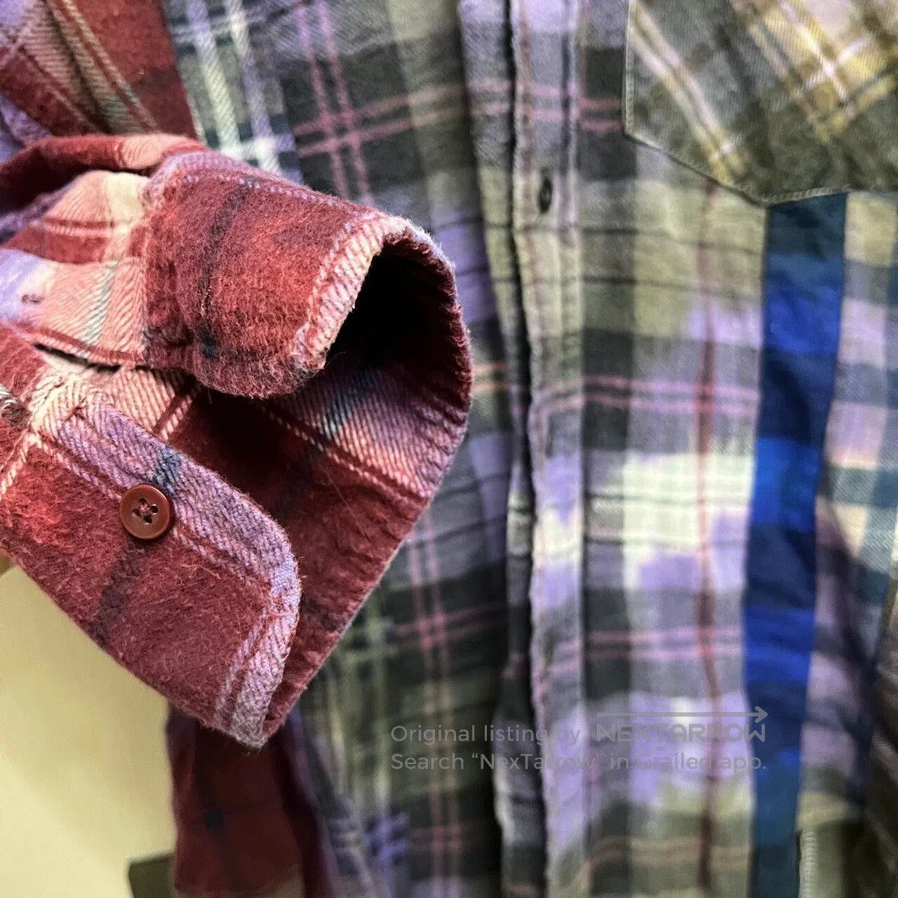 Needles Needles Flannel Patchwork Shirt Size S. Size US S / EU 44-46 / 1 - 5 Thumbnail