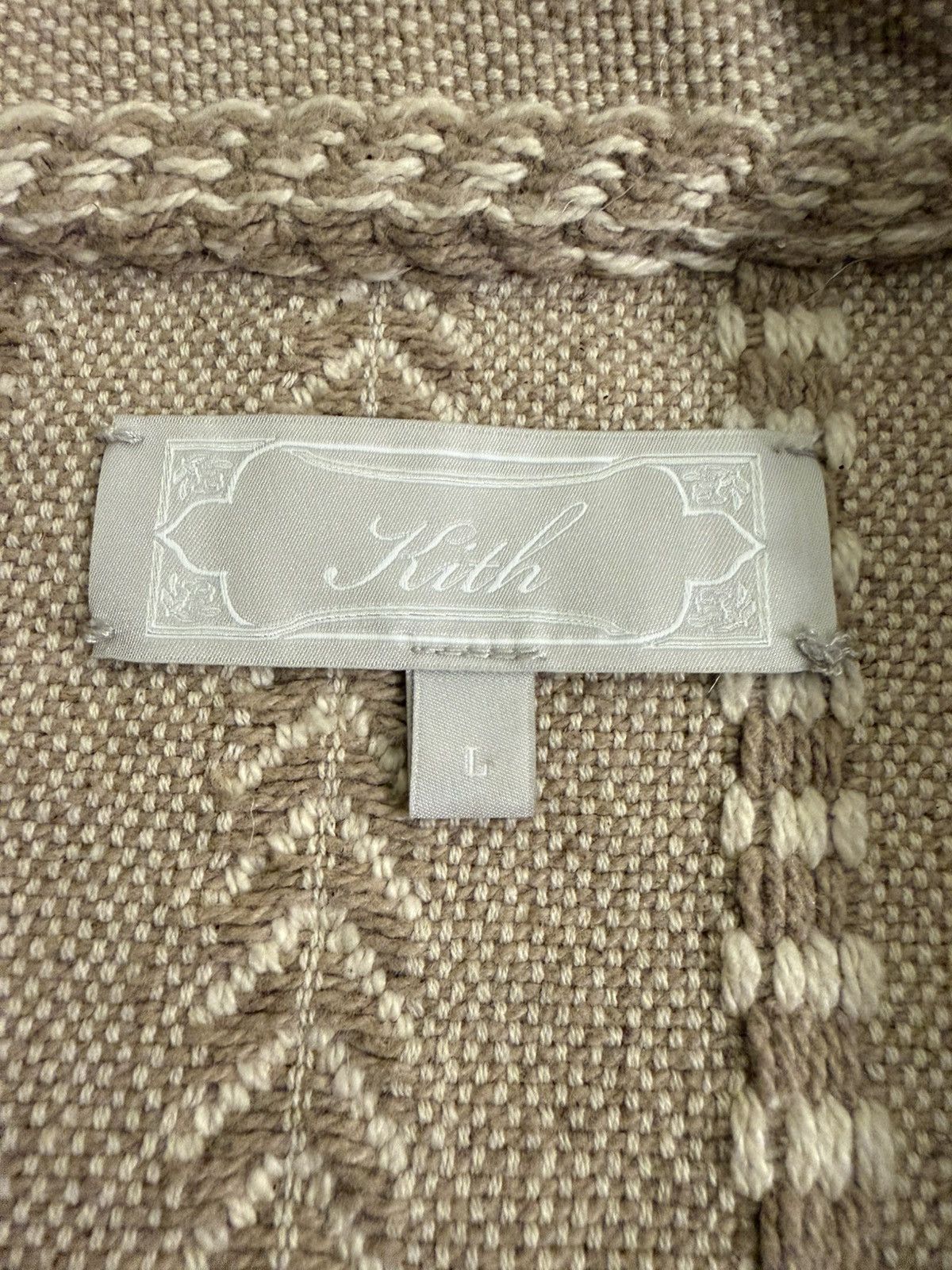 Kith Kith Mixed Stripe Tweed Boxy Collared Overshirt L Size US L / EU 52-54 / 3 - 5 Thumbnail