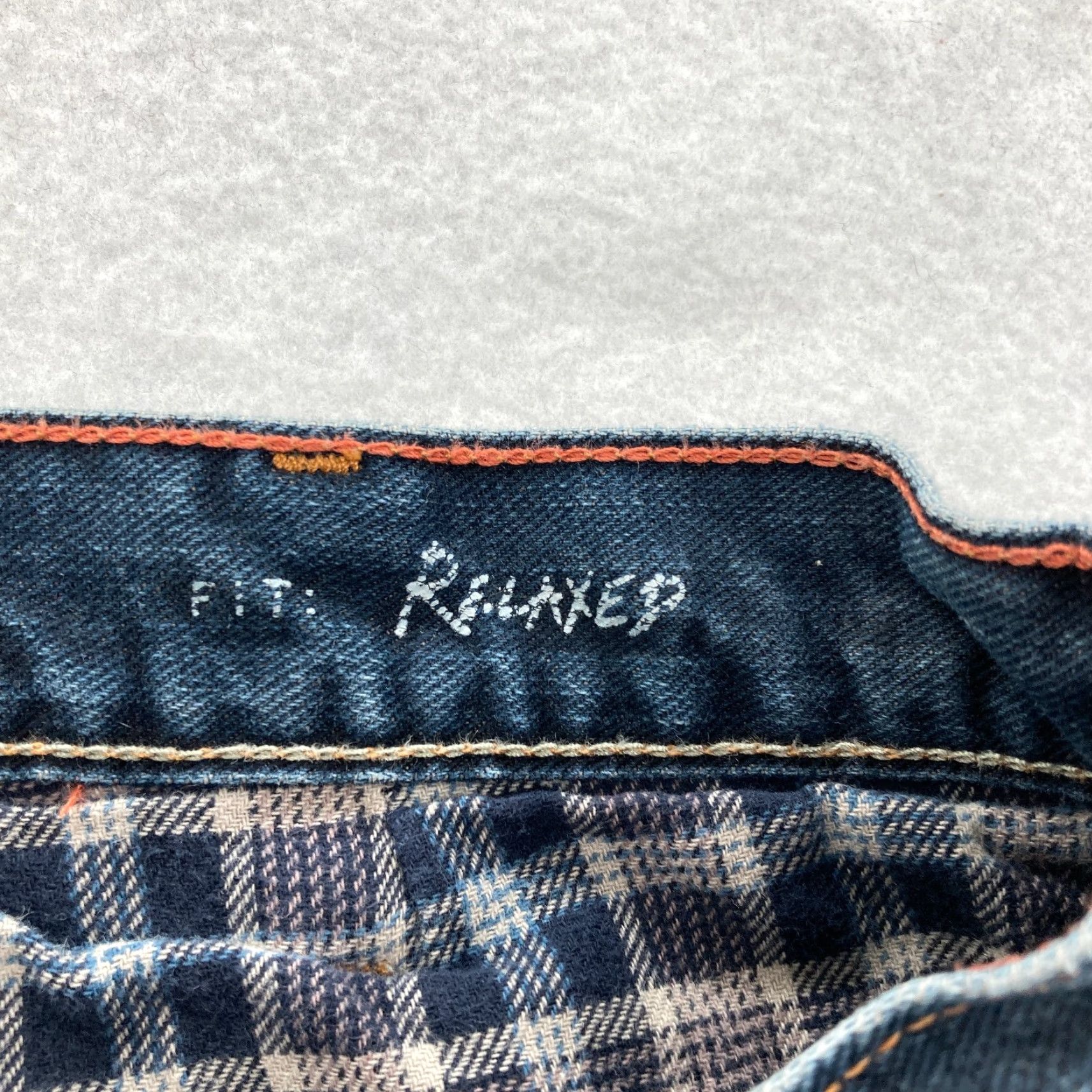 Eddie Bauer Eddie Bauer Flannel Lined Jeans Mens 40x34 Relaxed Straight Dark Blue Denim Camp Size US 40 / EU 56 - 5 Thumbnail