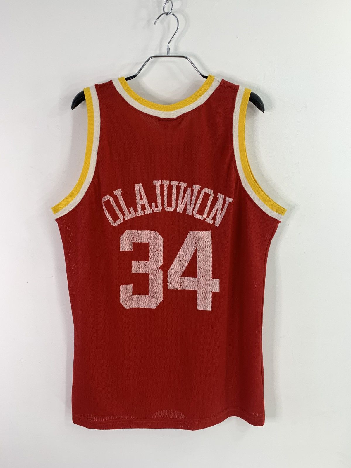 Champion × NBA × Vintage Champion NBA Houston Rockets#34 Hakeem Olajuwon Tank Top L Size US L / EU 52-54 / 3 - 2 Thumbnail