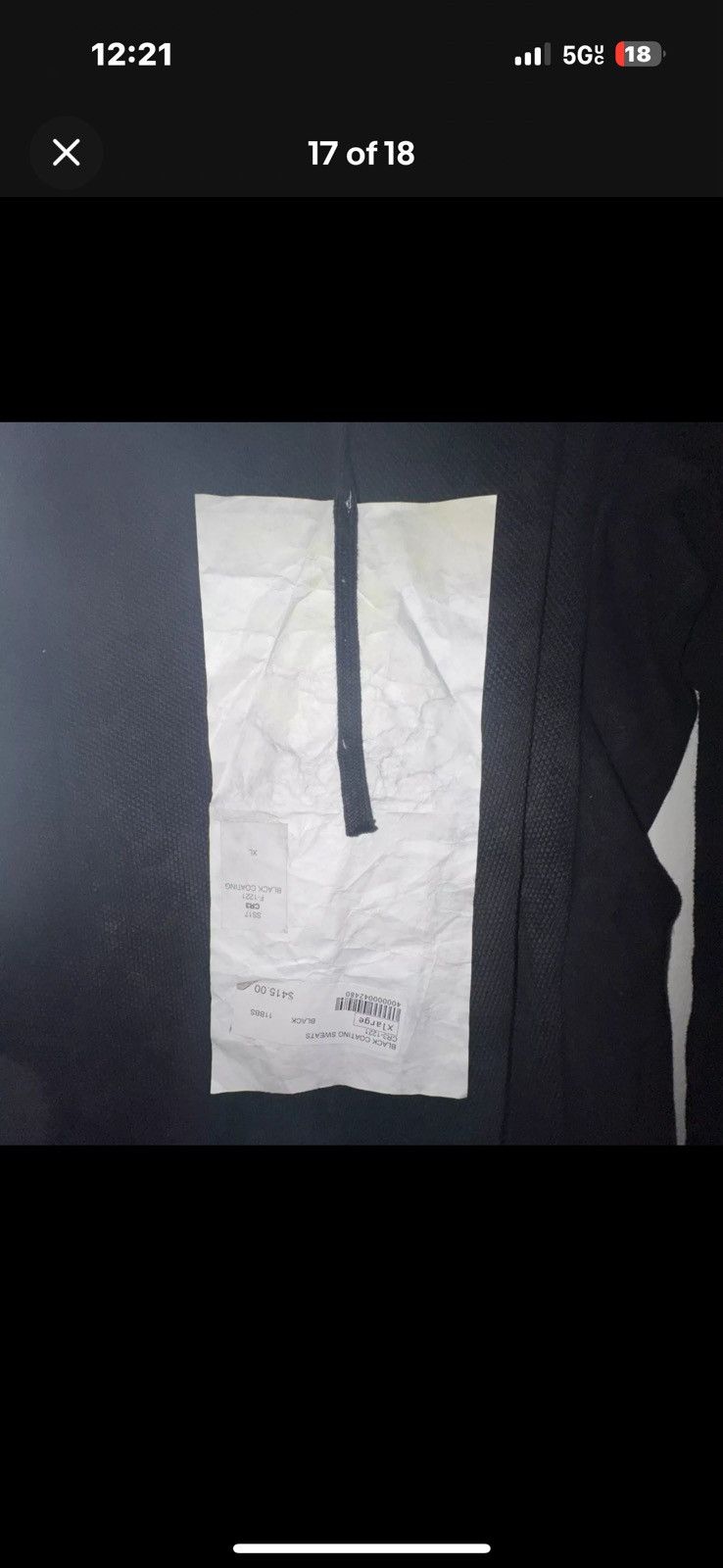 11 By Boris Bidjan Saberi Crewneck sweatshirt Size US XL / EU 56 / 4 - 8 Thumbnail