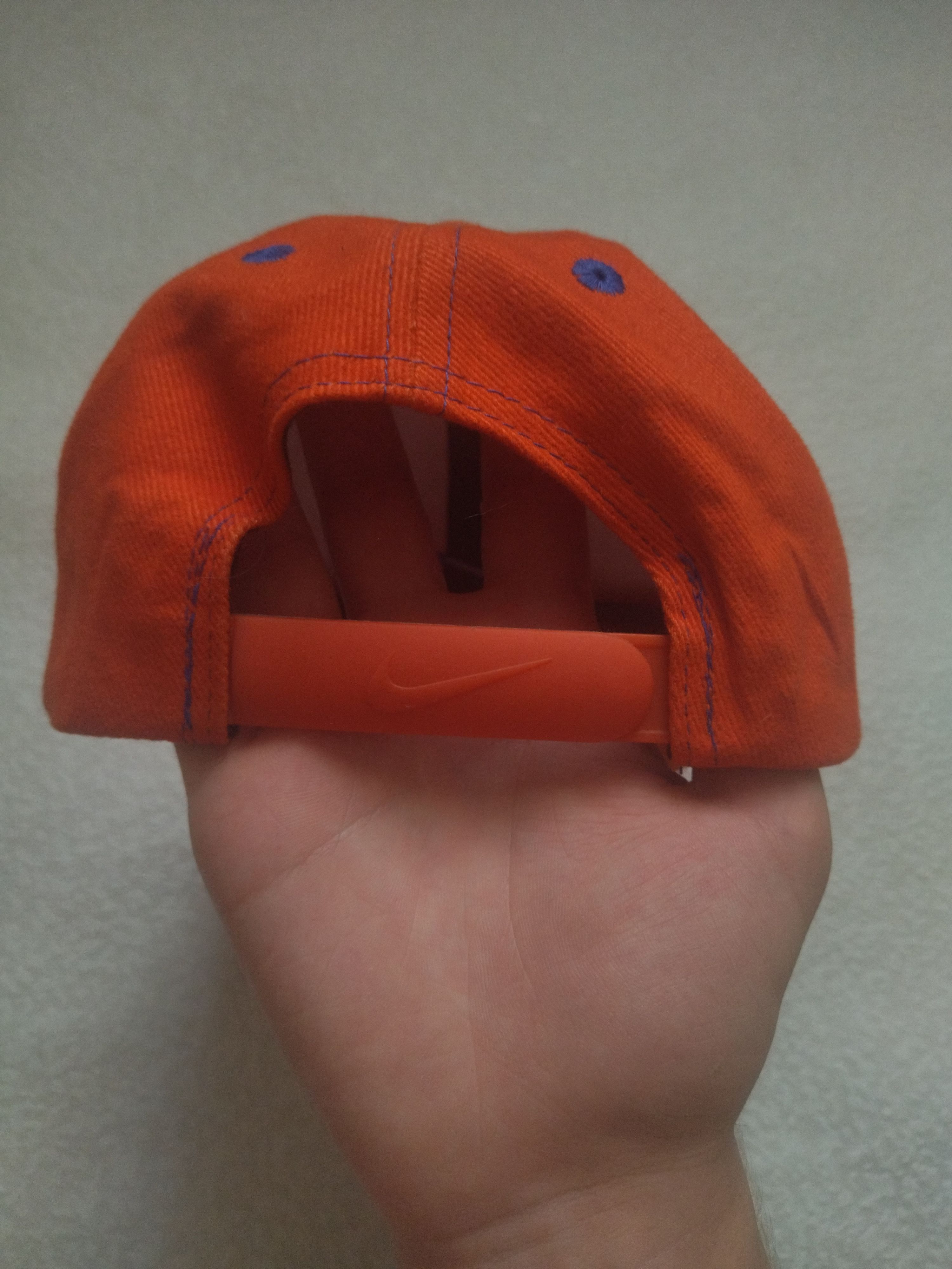 Nike Nike Vintage 90s Swoosh logo Orange cap Size ONE SIZE - 3 Thumbnail