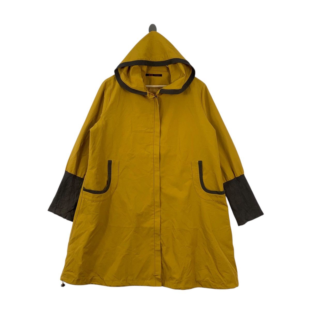 Takeo Kikuchi TAKEO KIKUCHI JAPAN Outdoor Yellow Long Jacket Hoodie Size XXL / US 16-18 / IT 52-54 - 1 Thumbnail