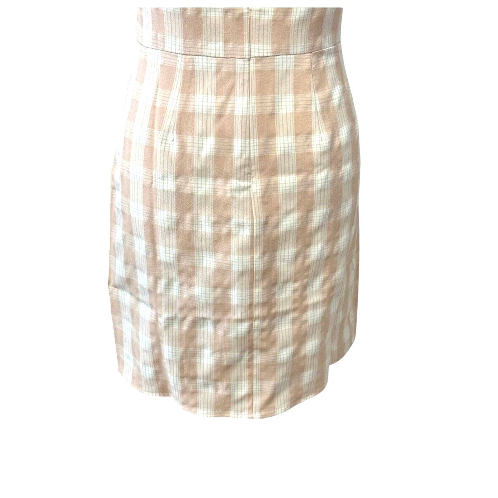 Other BP. Sundress Square Neckline Mini Plaid Pink W L NWOT Size L / US 10 / IT 46 - 5 Thumbnail