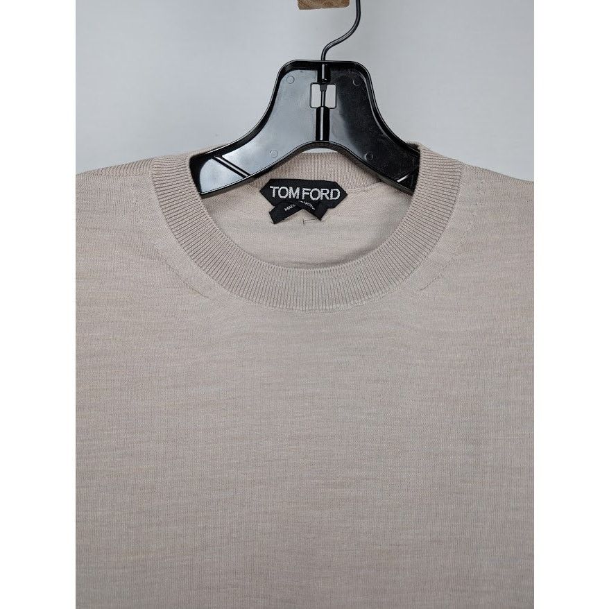 Tom Ford o1rshd1 Knitwear Sweatshirt in Light Brown Size US M / EU 48-50 / 2 - 2 Thumbnail