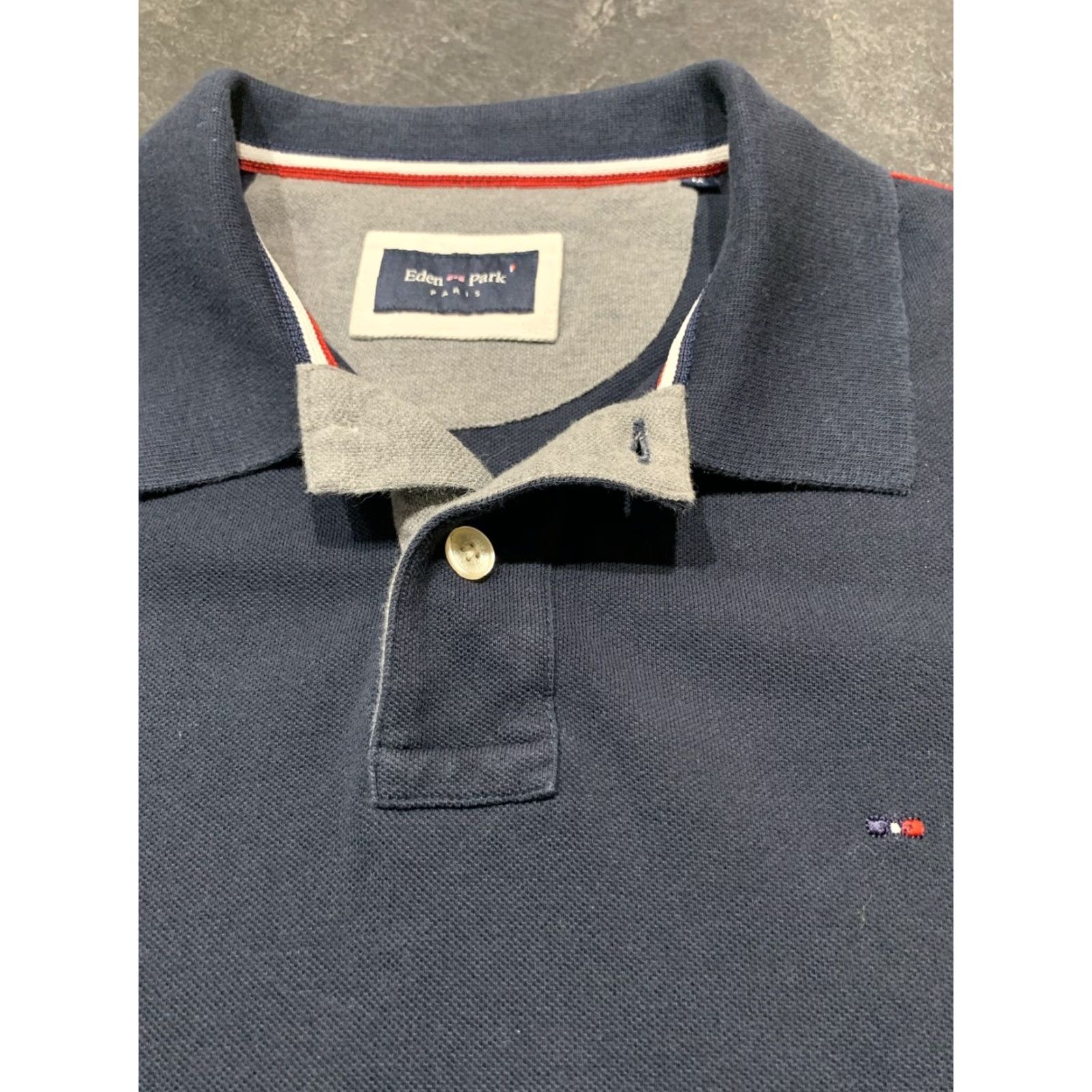 Eden Park Eden Park Polo Shirt Mens M Short Sleeve Cotton Pique Black Golf Casual Size US M / EU 48-50 / 2 - 3 Thumbnail