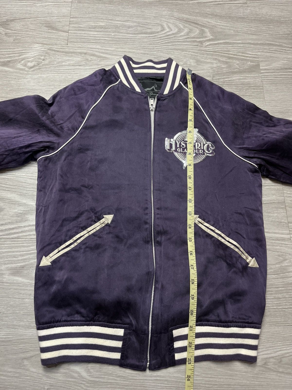 Hysteric Glamour Hysteric Glamour Embroidered Silk Bomber Jacket Size M / US 6-8 / IT 42-44 - 10 Thumbnail