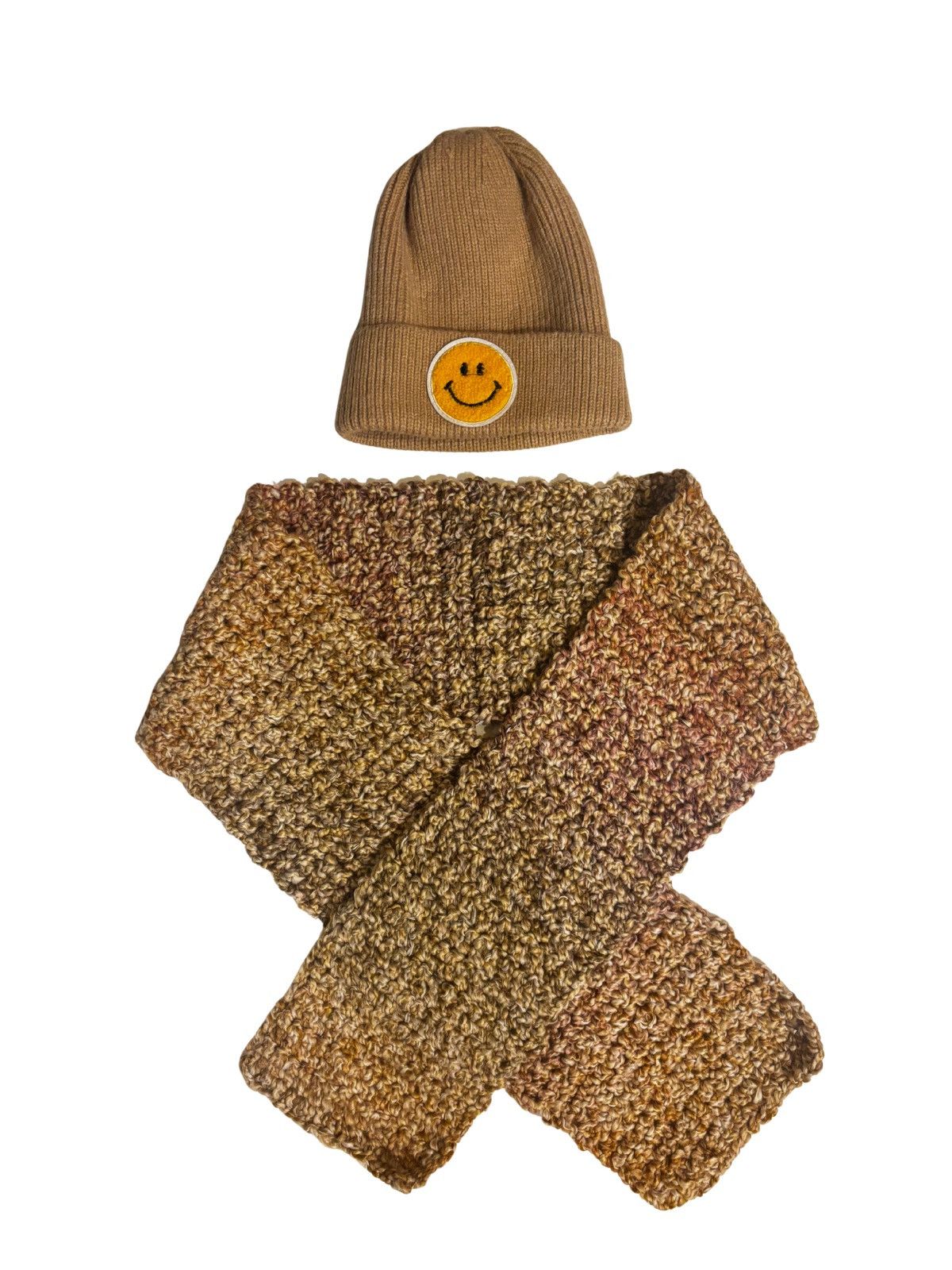 Other Beige knit hat & scarf.wm0525 Size ONE SIZE - 1 Thumbnail