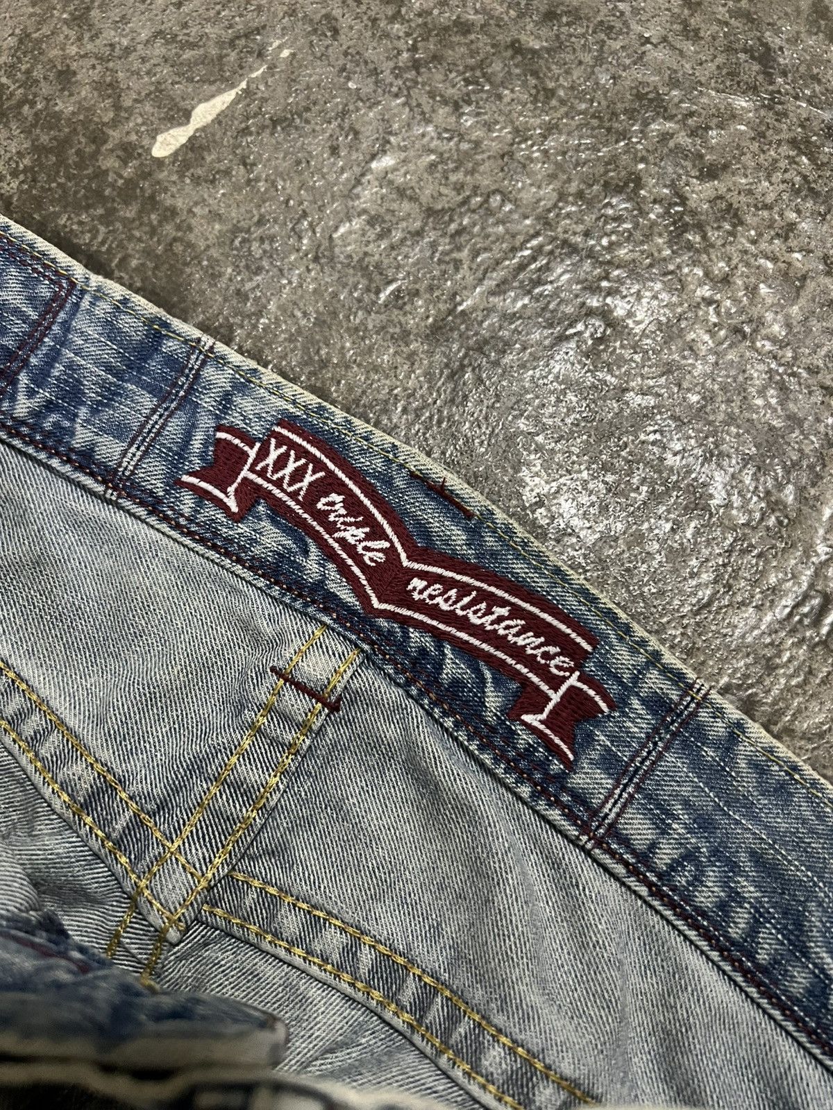 If Six Was Nine LIBERTO DISTRESSED FADED JEAN Size US 32 / EU 48 - 12 Thumbnail