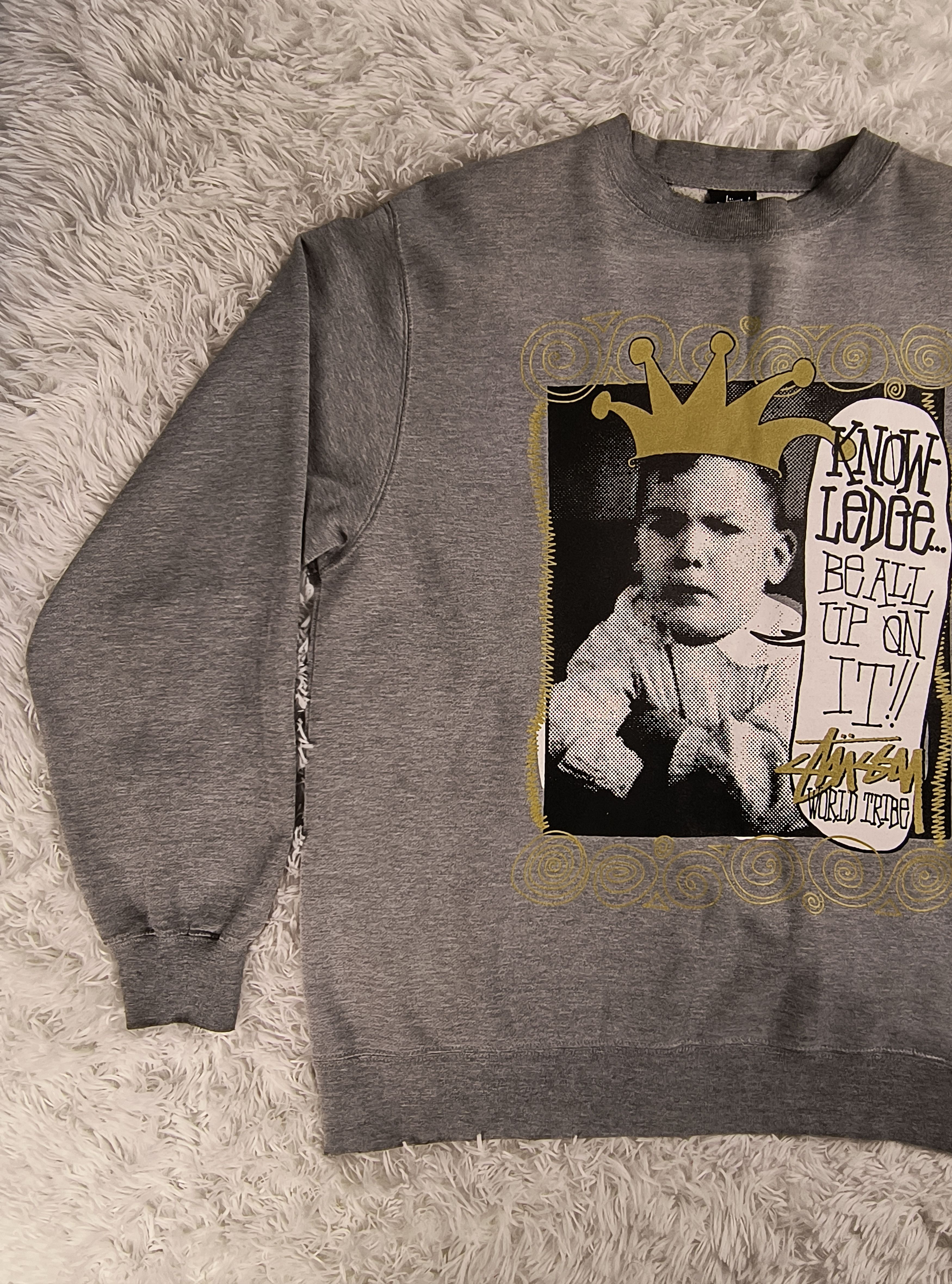 Stussy Vintage Stussy world tribe crewneck sweatshirt Size US M / EU 48-50 / 2 - 3 Thumbnail