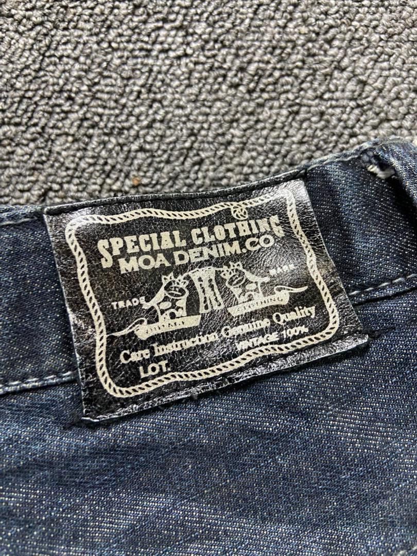 Japanese Brand MOA Denim Brand Zipper Punk Style Tailored Jeans (197) Size US 29 - 4 Thumbnail