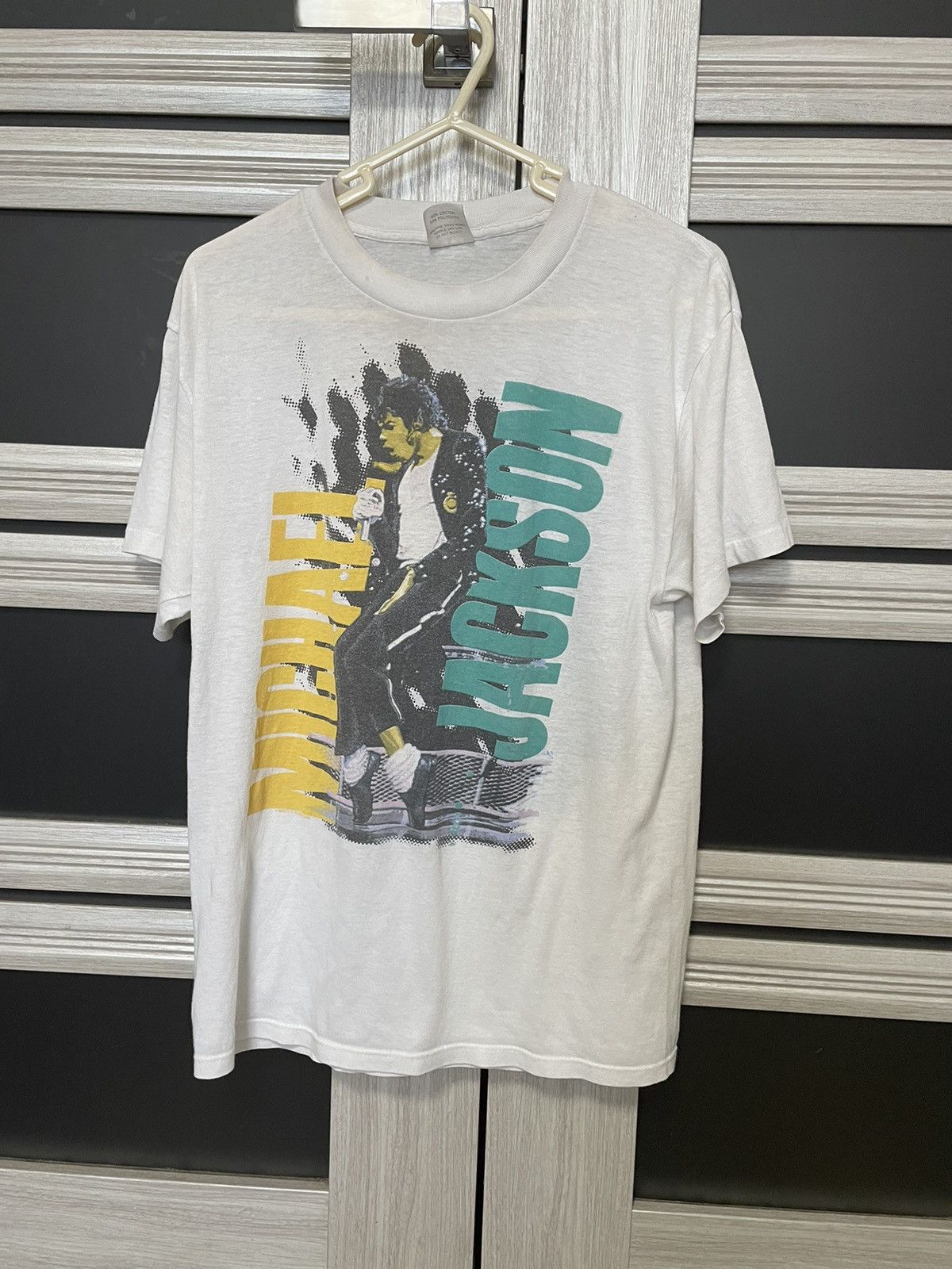 Band Tees × Michael Jackson × Vintage 1988 Michael Jackson Bad 
