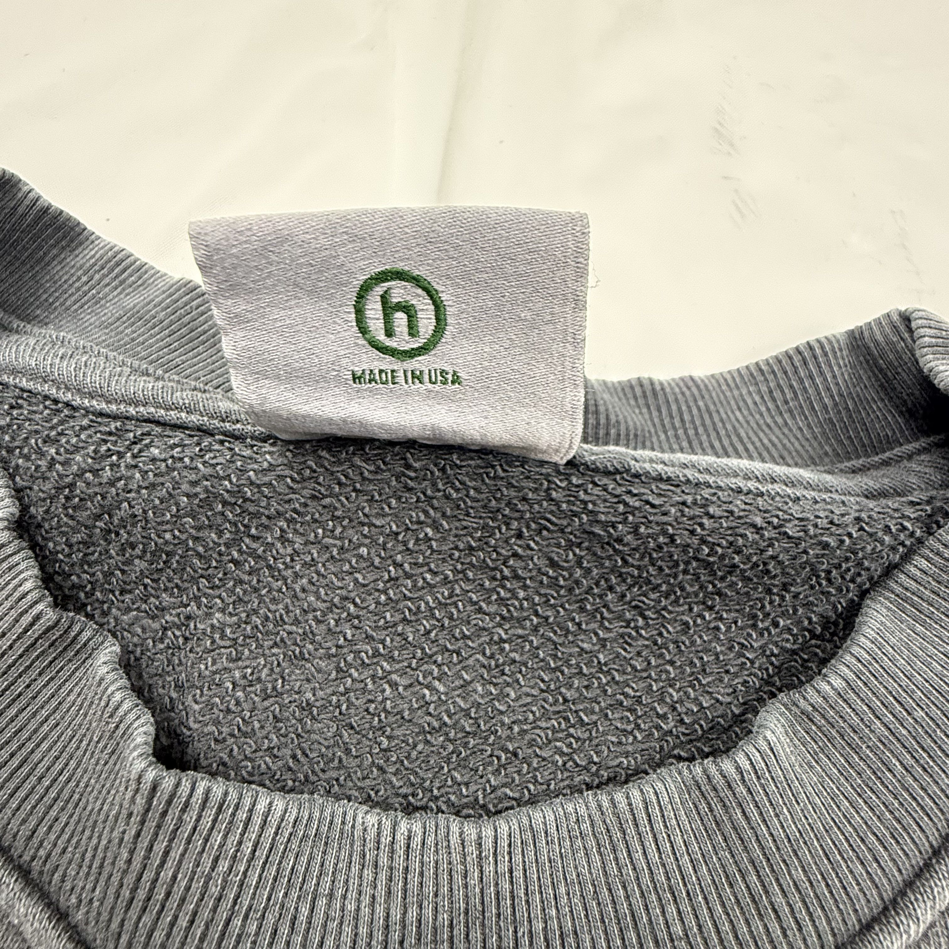 HIDDEN Hidden NY Dragon Shield Logo Faded Black Cropped Raw Hem Size US XXL / EU 58 / 5 - 4 Thumbnail