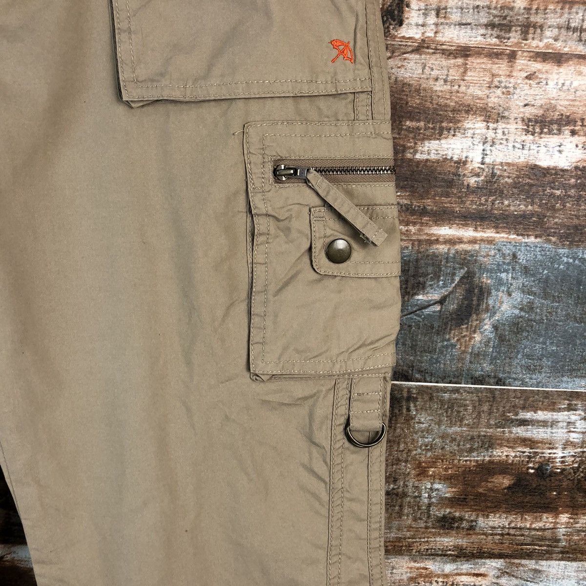 Japanese Brand Arnold Palmer Brown Cargo Multipocket Pants #A2565 Size 27" / US 4 / IT 40 - 10 Thumbnail