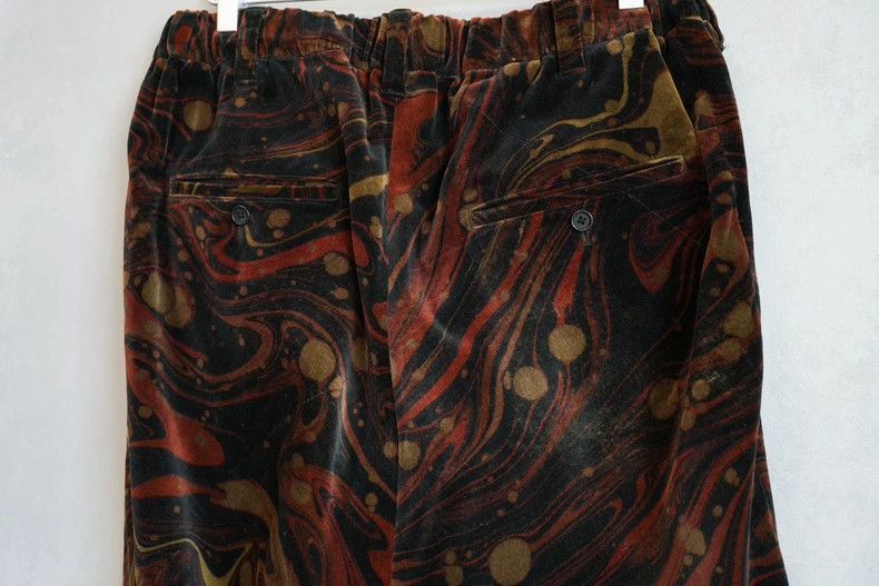 Yohji Yamamoto Yohji Yamamoto Yohji Yamamoto Velvet Pants with Drawstring Size 24" / US 00 / IT 34 - 7 Thumbnail