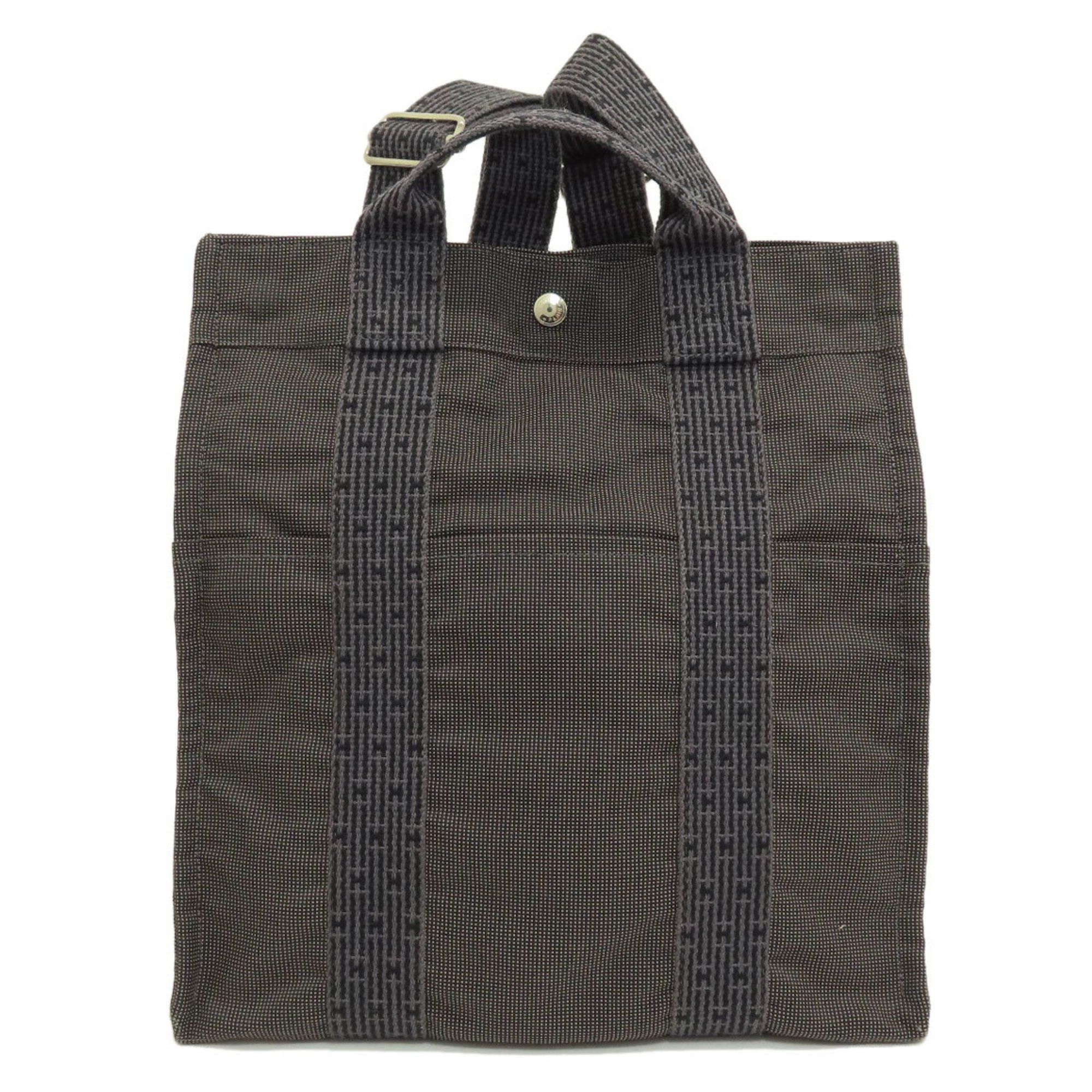 image of Hermes Air Line Ad Mm Backpack/daypack Canvas Women's Hermes in Grey