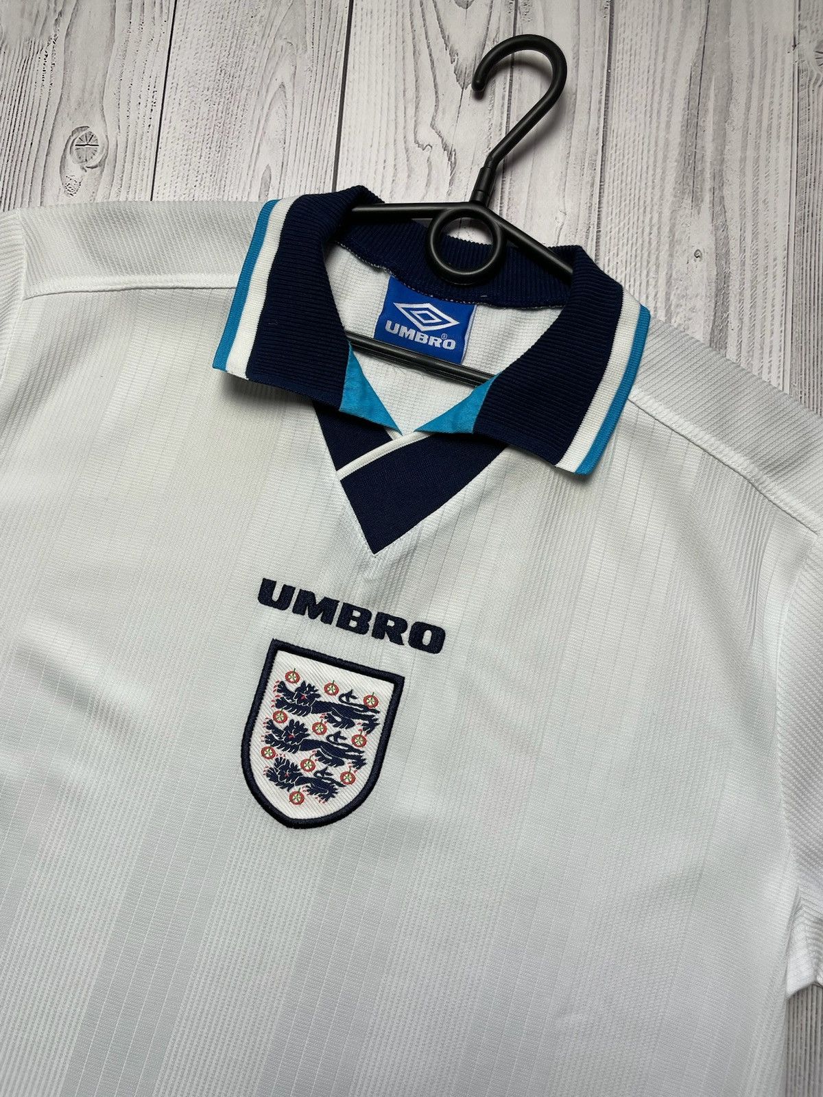 Vintage Vintage England soccer polo retro rare size XXL Size US XXL / EU 58 / 5 - 2 Thumbnail